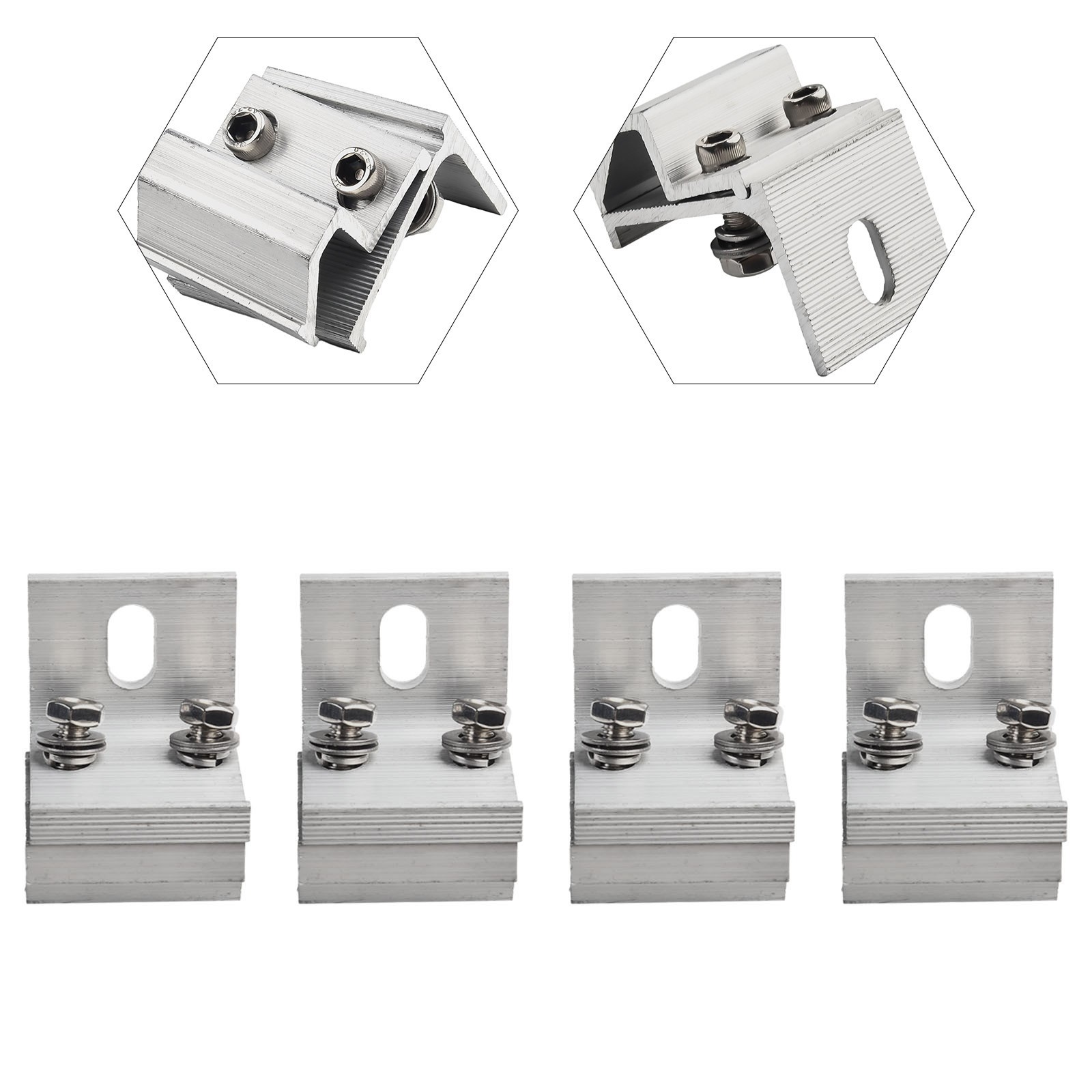 Easy Installation with User Friendly Solar Panel Mounting Bracket Clips