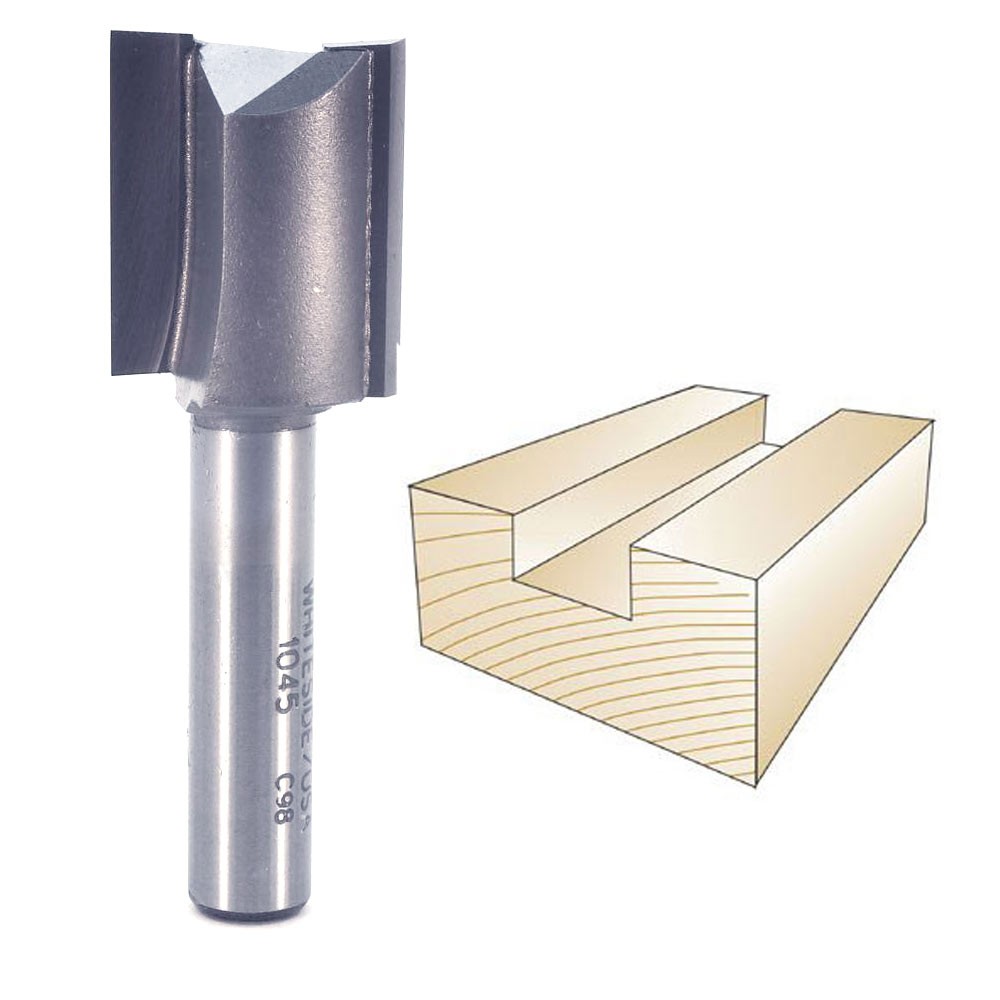Whiteside 1041 Sraight Bit 3/8"SH, 7/8"CD, 1"CL