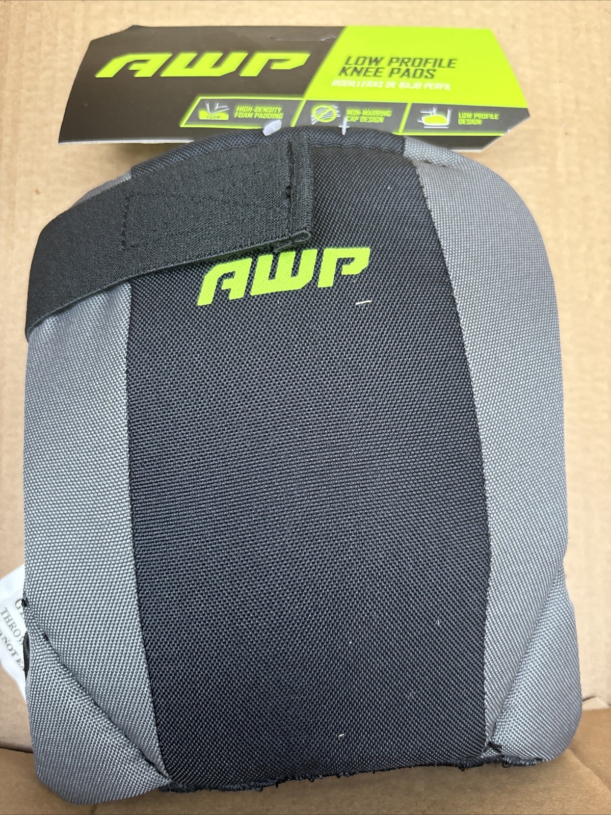 Low-Profile Fabric Cap Work Knee Pads | Non-Marring Non-Scratching All-Day Co...