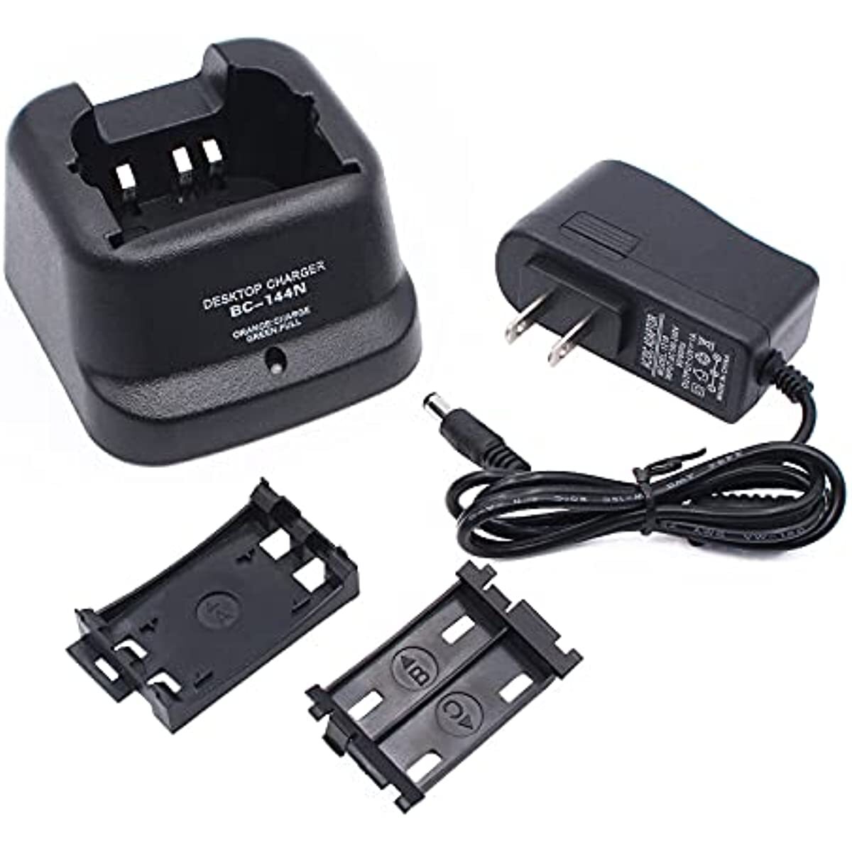 BC-144N Charger for ICOM IC-A6 IC-A24 IC-F3GT IC-F4GT IC-F11 IC-F21 IC-V8 IC-V82