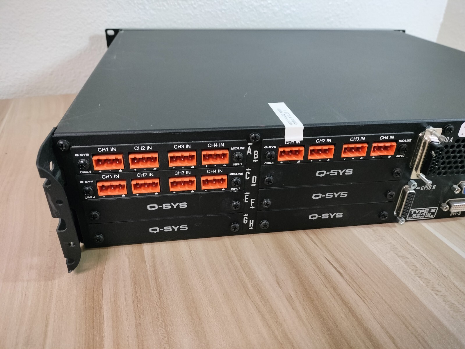 QSC Q-SYS Core 500i Integrated System Processor w/ 3 cards