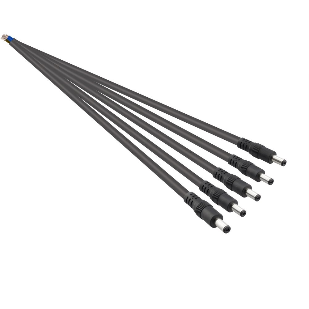 18 Awg Dc Power Pigtail Cable 2.1mm X 5.5mm Barrel Plug Wire Male Connectors For