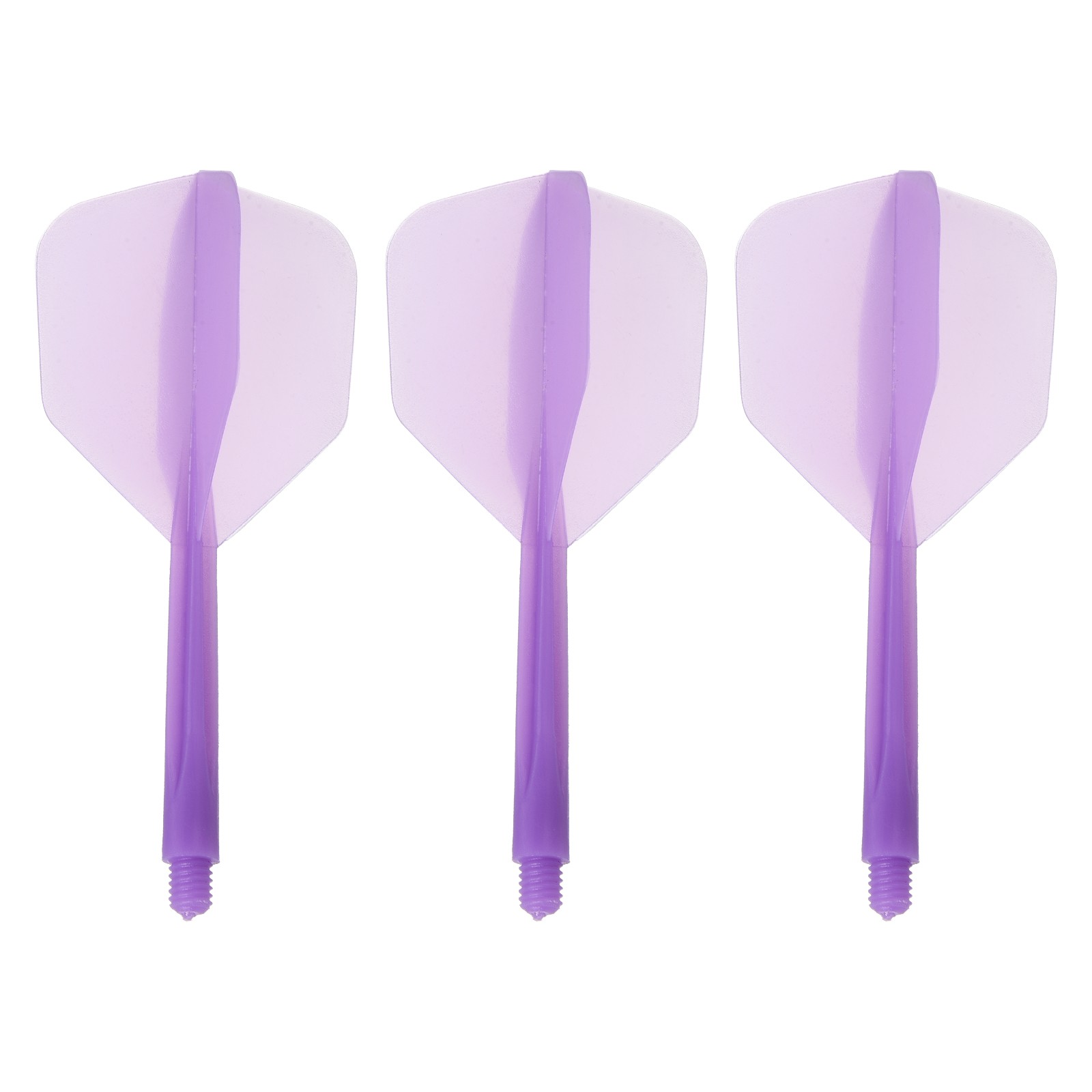 Integrated Dart Shaft Flights, 3 Pack Durable Dart Flight Set, Purple