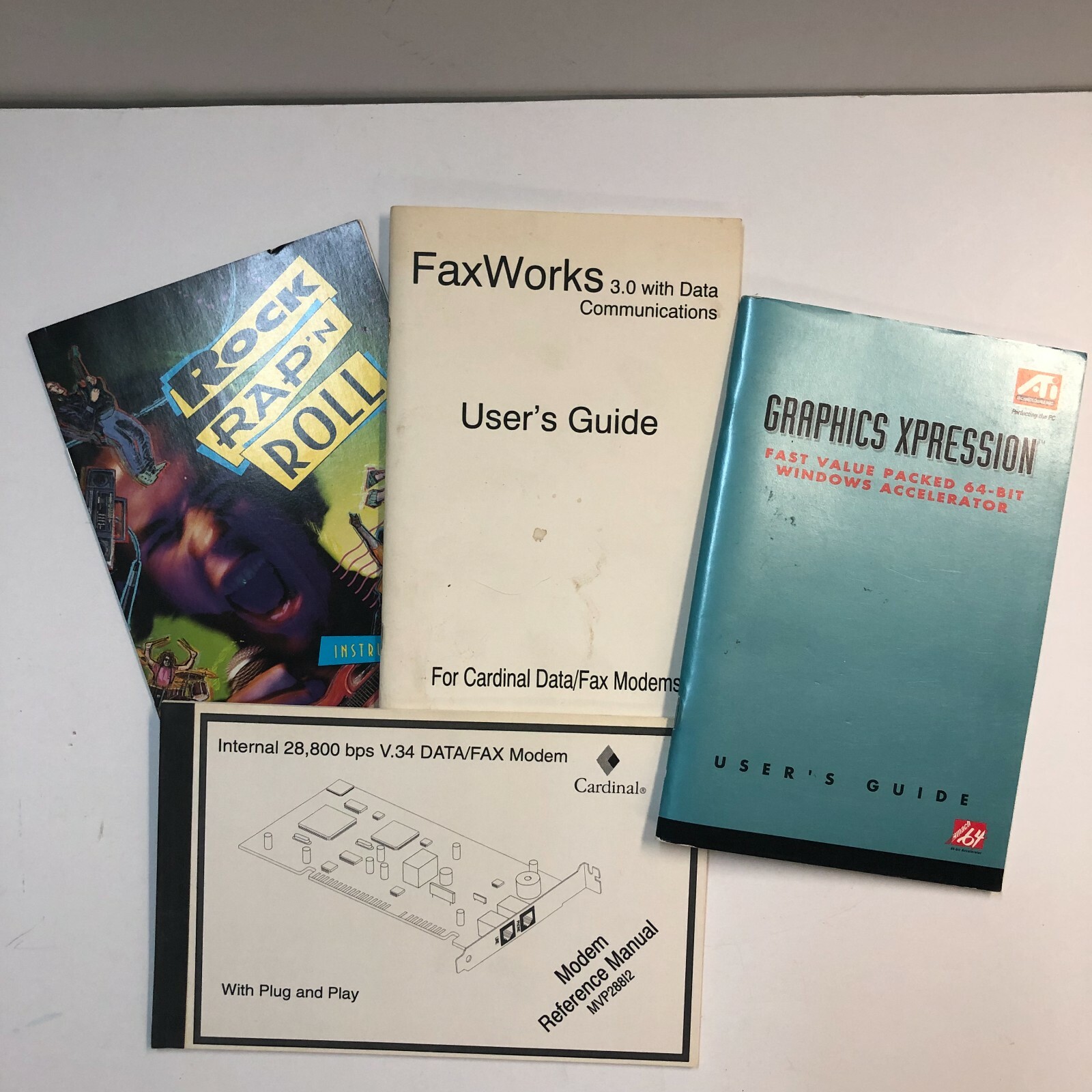 Miscellaneous Lot Of Vintage Computer Manuals Documentation (#4)