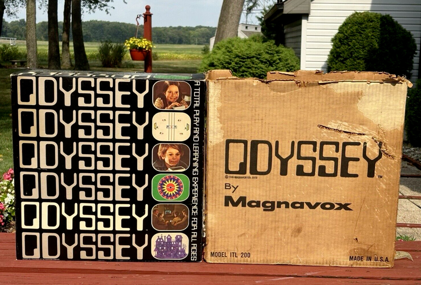 RARE Magnavox Odyssey Home Video Game Console 1972 Second Run In Box Untested