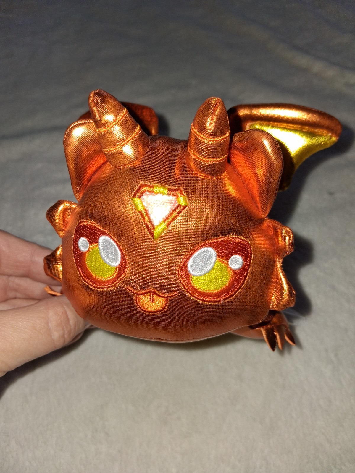 Aphmau MeeMeows Gemstone Dragons Topaz Dragon Cat LE Plush RARE 6" (Brand New)