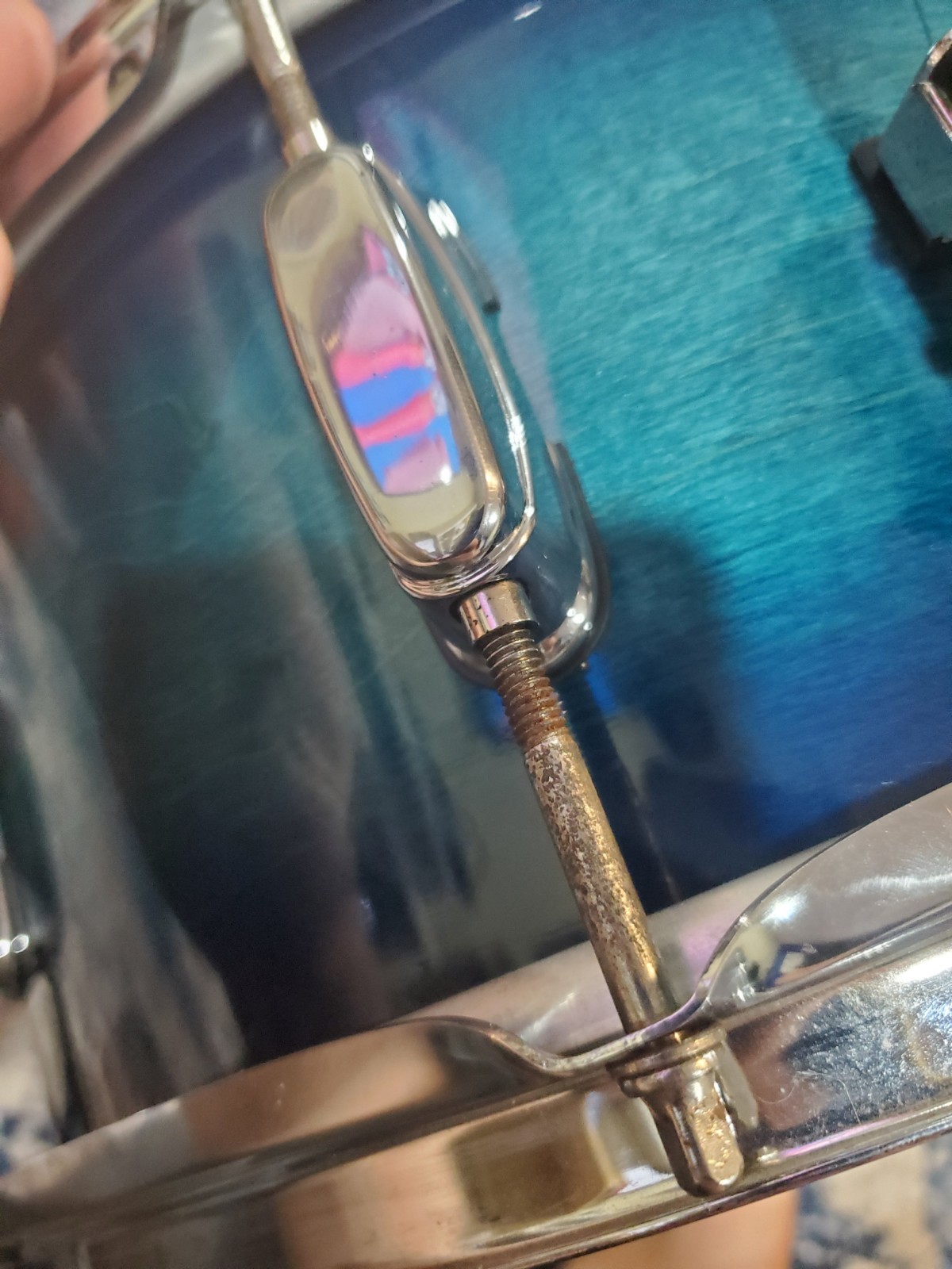 TAMA Superstar Classic 14x6.5 Maple Snare Drum Blue Lacquer Burst