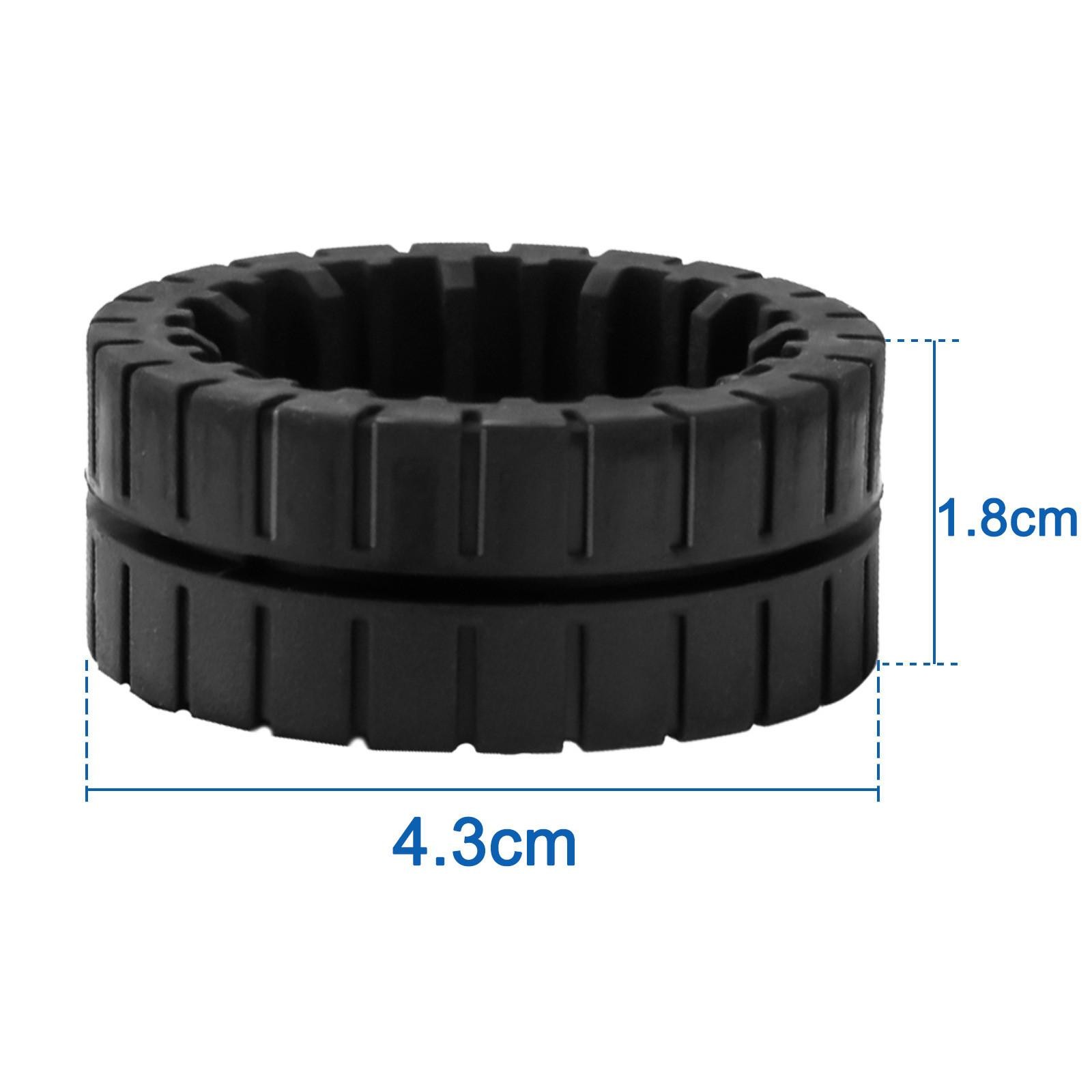 2PCS Replacement Rubber Wheel Tires Cover Parts For iRobot Braava Jet M6 k