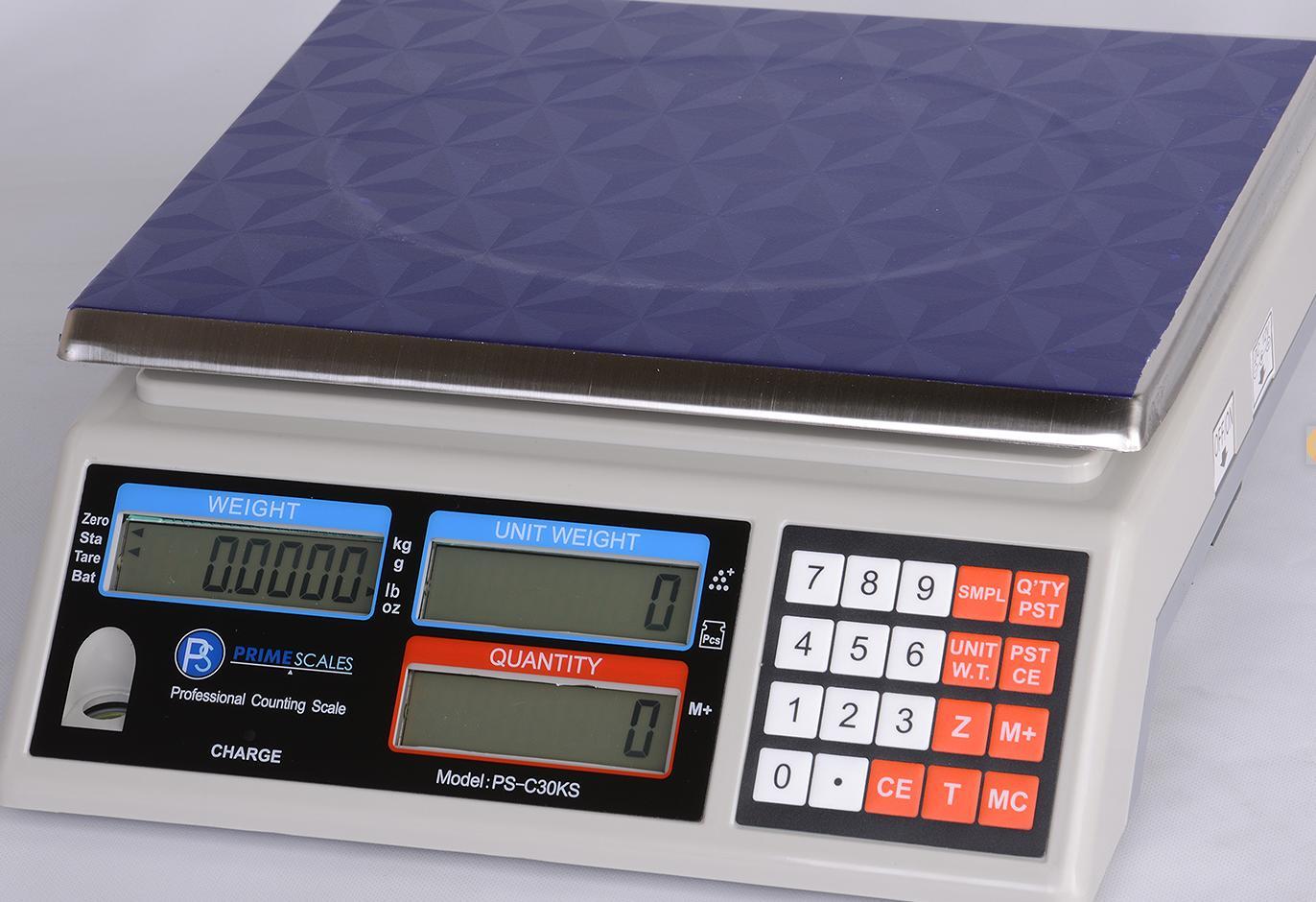 Part Counting Scale 50 lb X 0.001 lb/ 20 kg x 0.5  g, Pan 11"x8.5",  Brand New