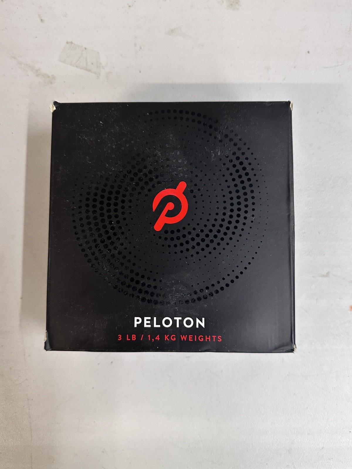 Peloton Hand Weights Dumbbells 3 LB 1.4 KG Weights Set of 2 Black