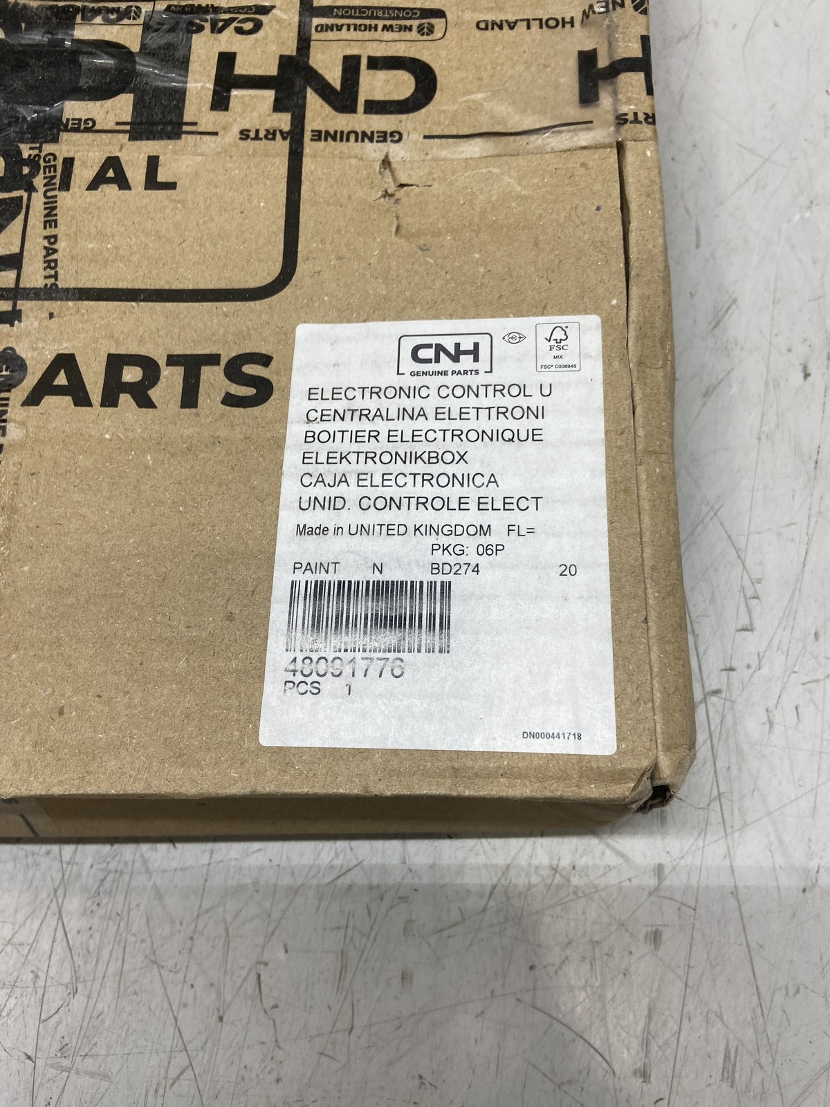 CNH 48091776 Electronic Control Unit