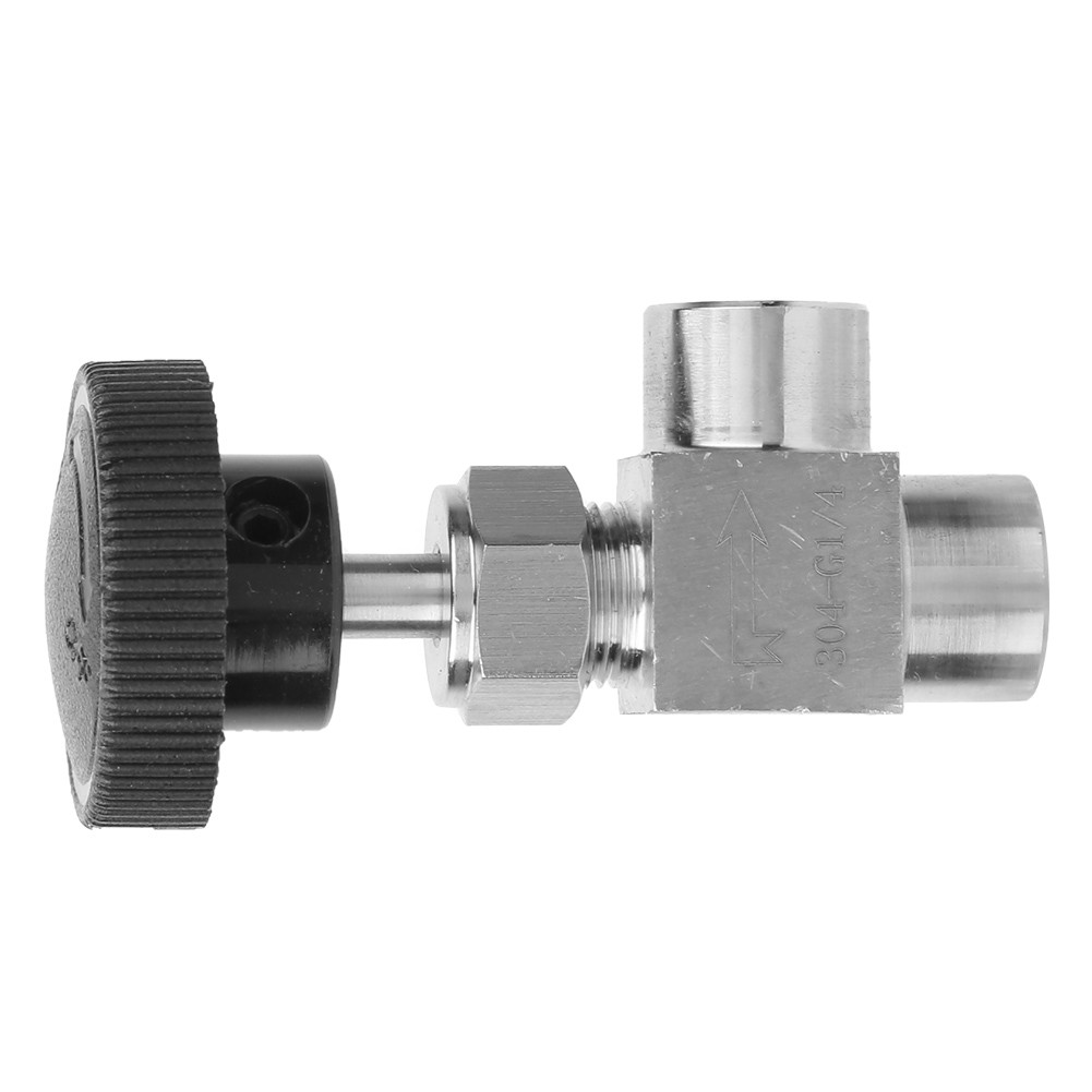 3 Pack BSPP Female Thread Needle Valves Durable High Pressure For Water Transmis