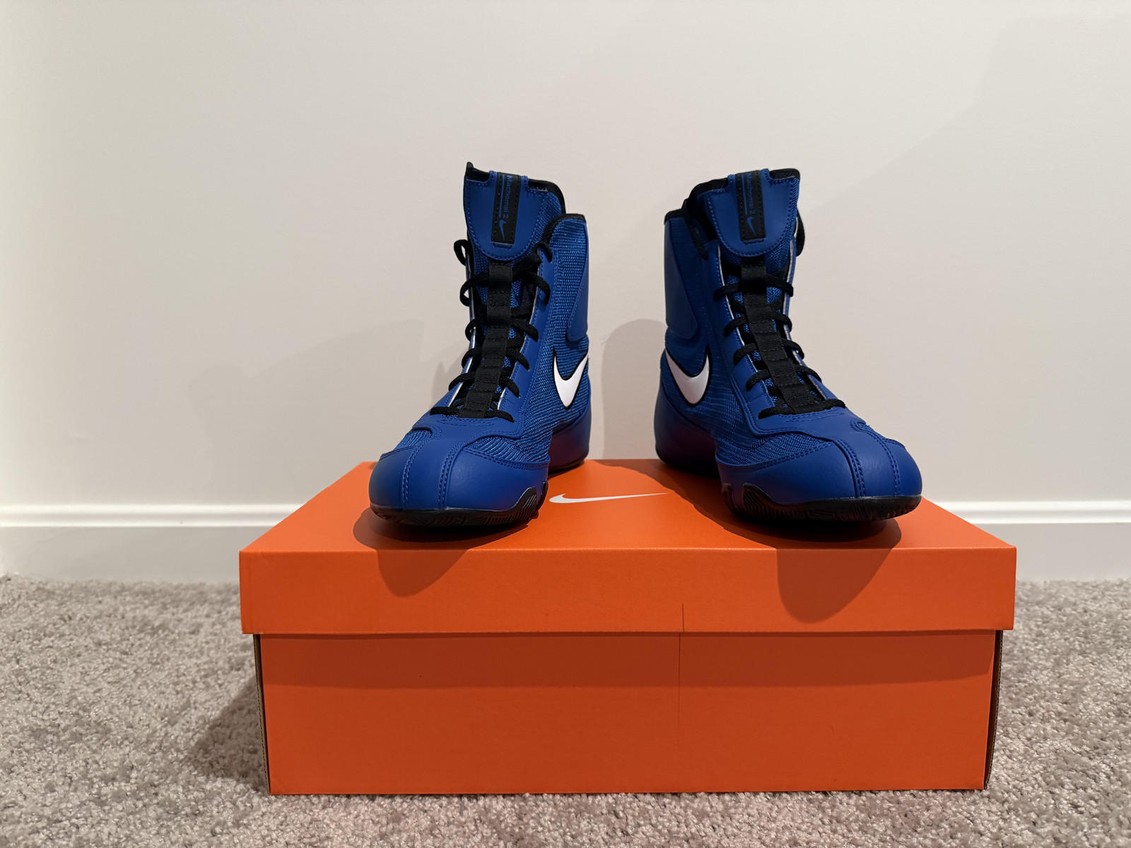 Nike Machomai 2 Boxing Shoes – Size 10 – Fast Footwork/Lightweight/Authentic