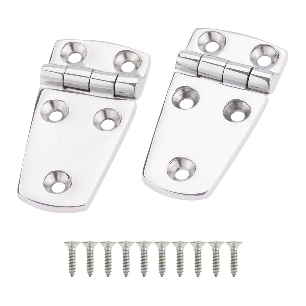 76 x 38mm Boat Heavy Duty Marine Flush Door Hinge Stainless Steel Ship Hardware