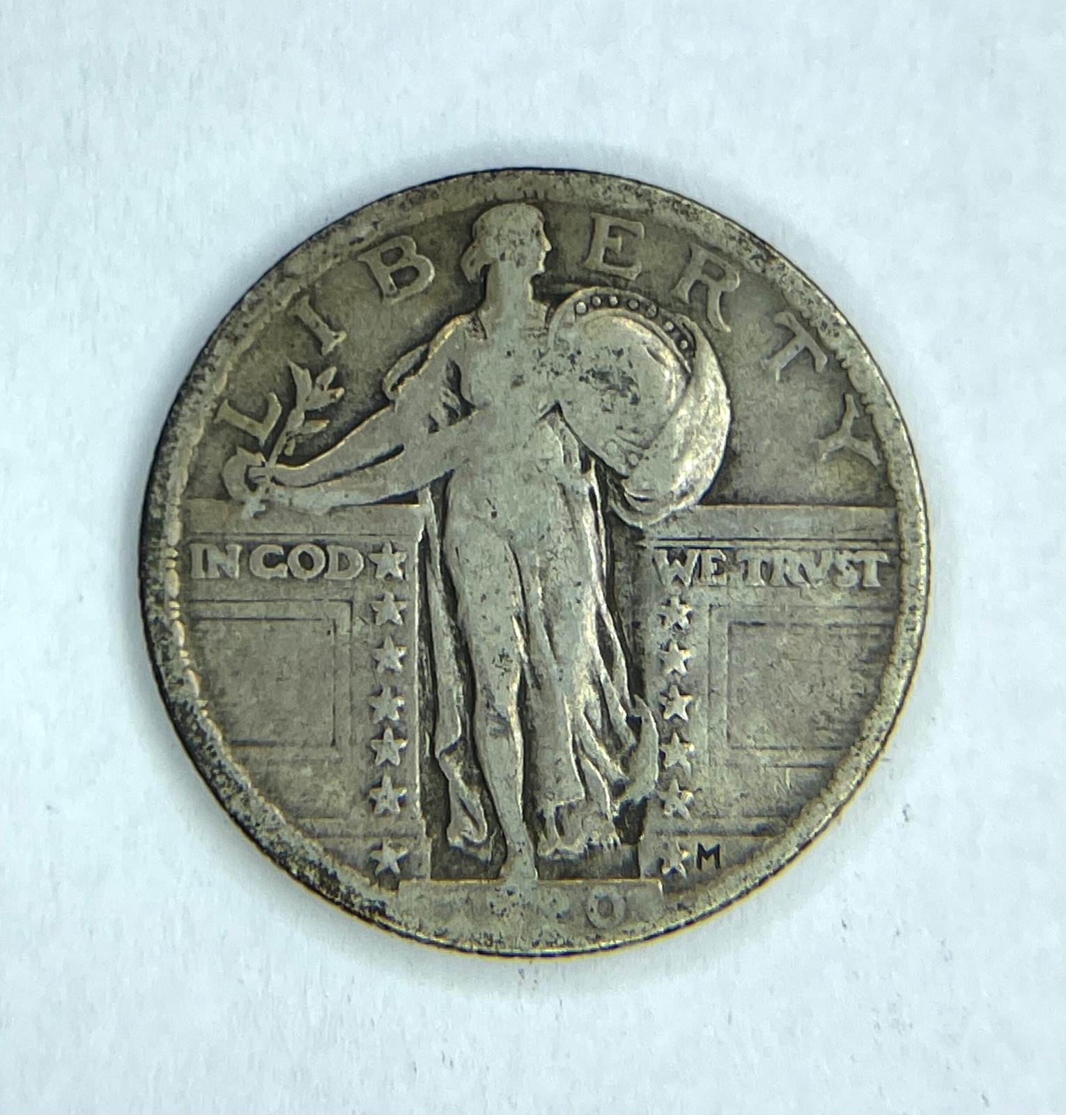 1920 P Standing Liberty Quarter Nice Rare Date Details