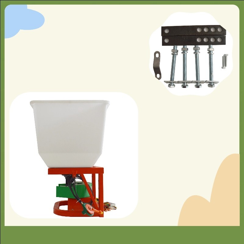 12V ATV Broadcast Spreader Capacity Fertilizer Salt Seed Fertilizing Machine