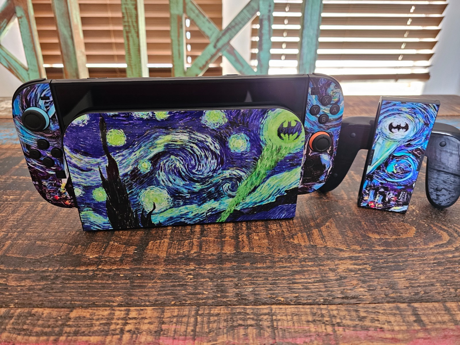 Skin Vinyl Decal "Gotham Starry Sky" For Nintendo Switch 1 Switch 2 Game Console