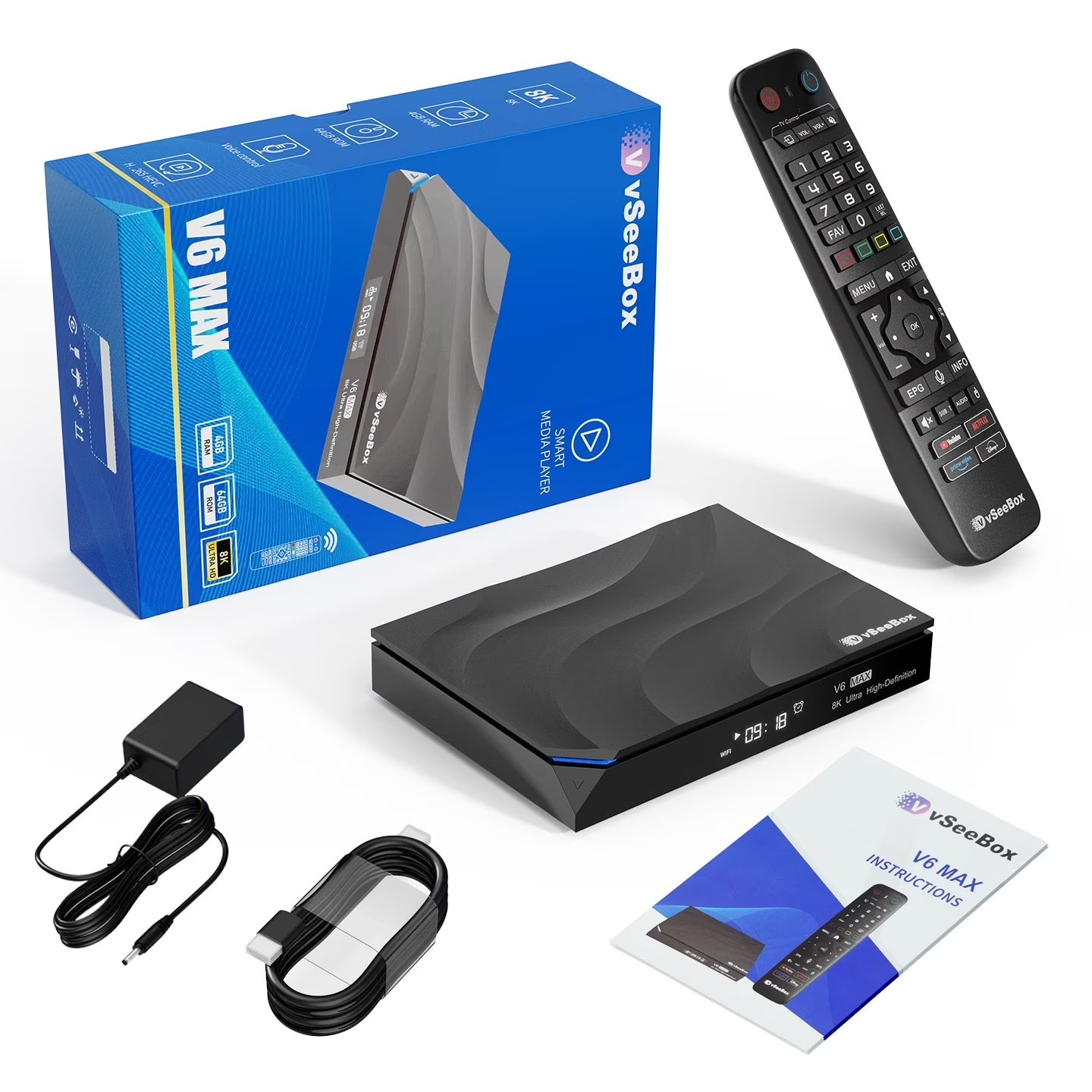 Vsee V6 Max - Same Day Shipping vSeeBox Authorized Distributor Accept Offers