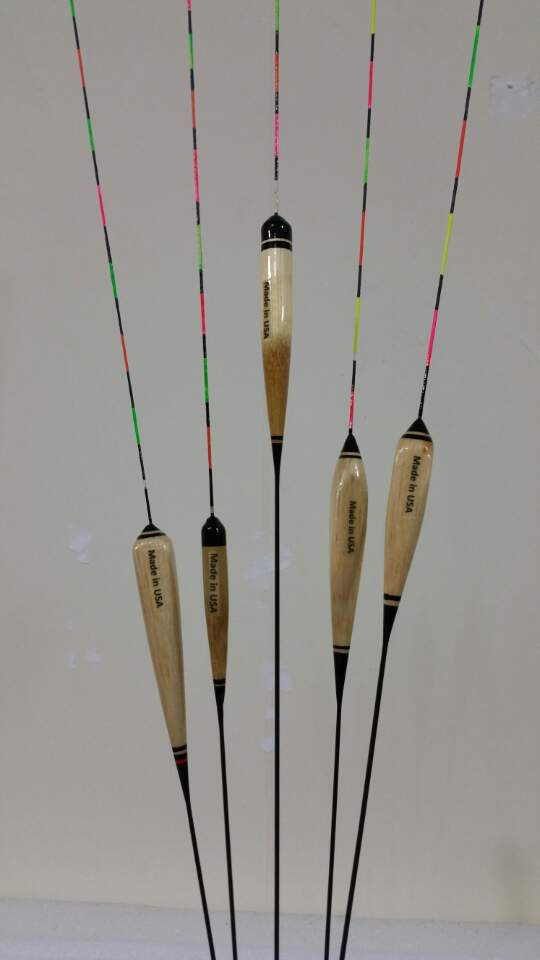 FREE SHIPPING! 5 PCS - Hand Made Whip / Pole Fishing Floats! FREE SHIPPING!