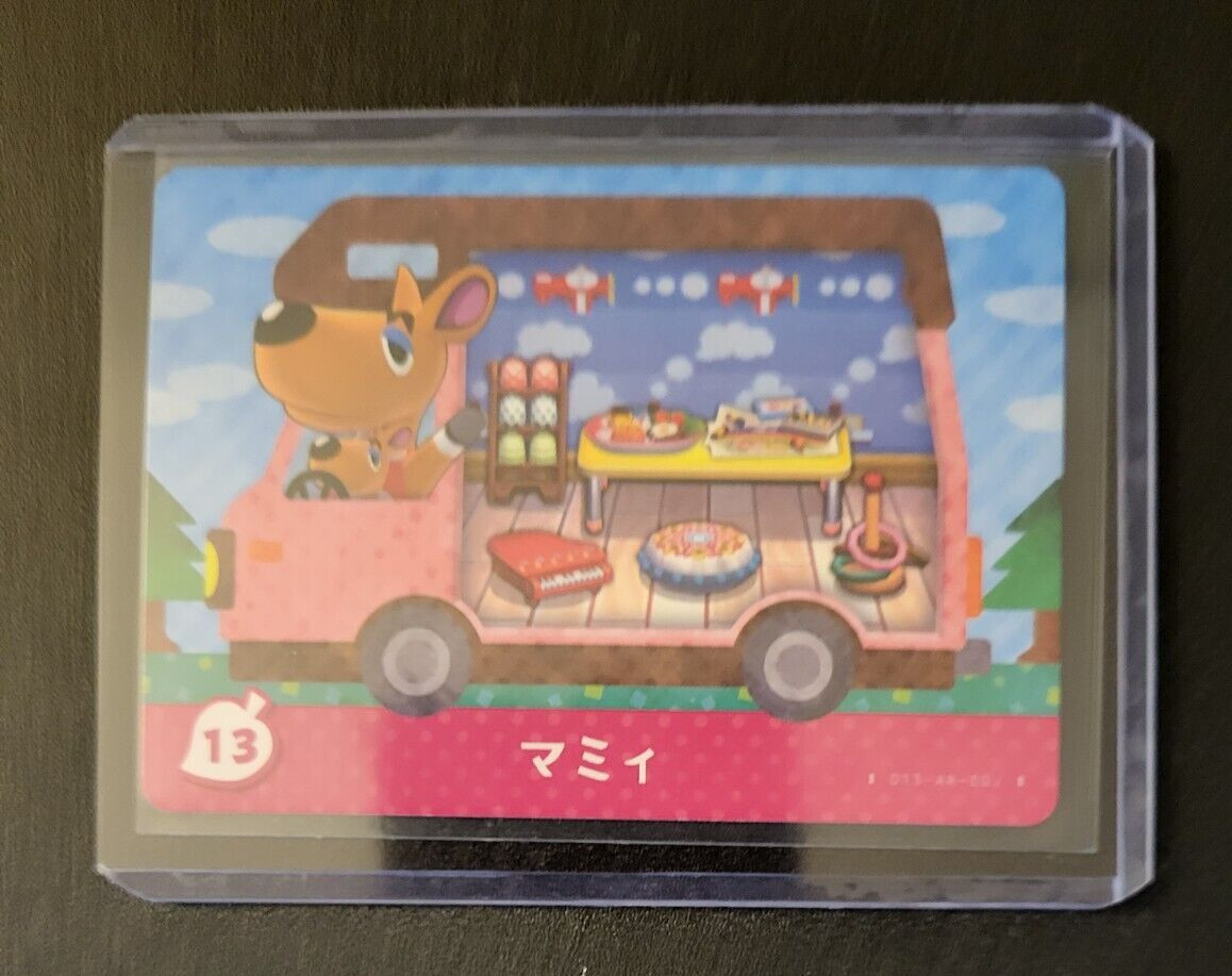 Carrie 13 JAPAN Ver RV Welcome Series  - Authentic Animal Crossing Amiibo Card
