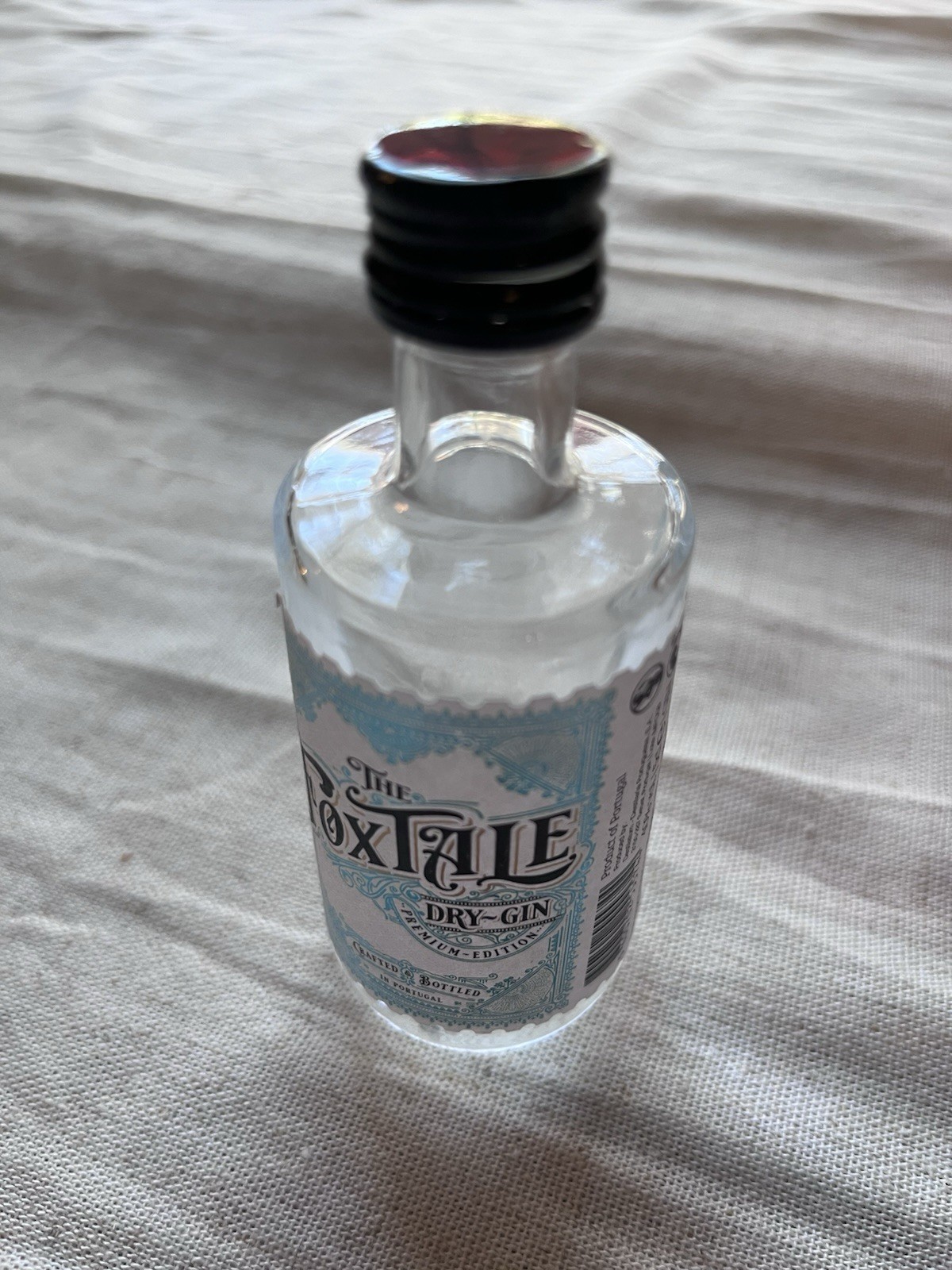 Empty mini Foxtail Gin Glass bottle 5cl
