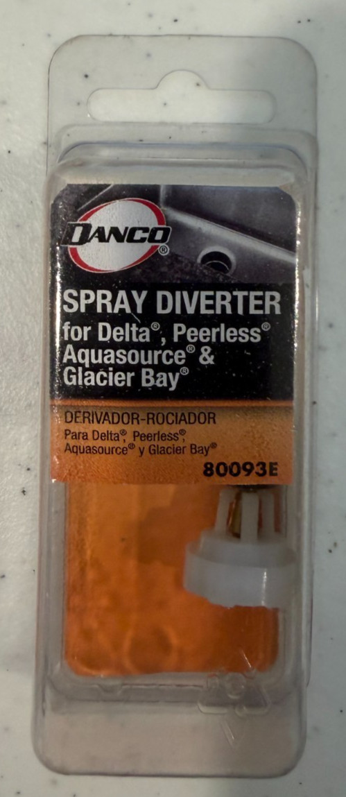 DANCO 80093E Spray Diverter For Peerless/Delta/Aquasource New FREE SHIPPING