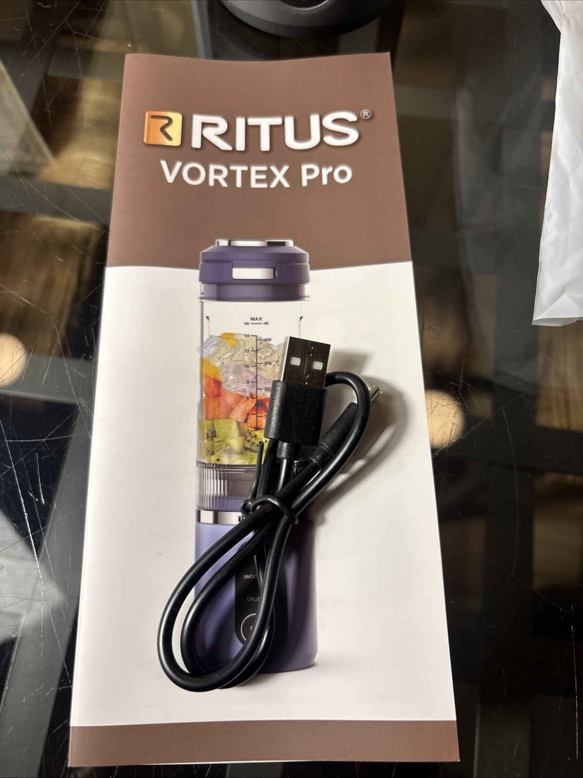RITUS VORTEX Pro Portable Blender,Personal Blender w/Removable Vessel