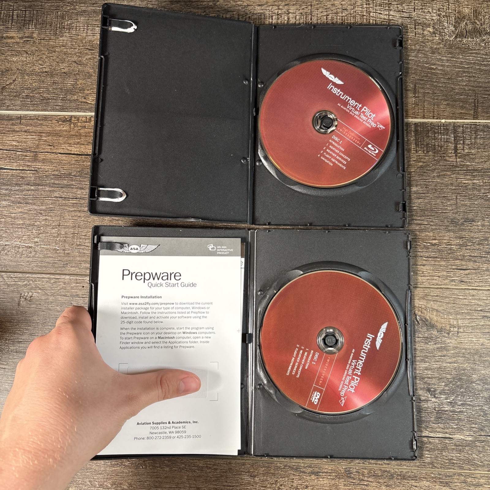 Asa Instrument Pilot Virtual Test Prep DVDs And Blu-ray’s School Exam Study