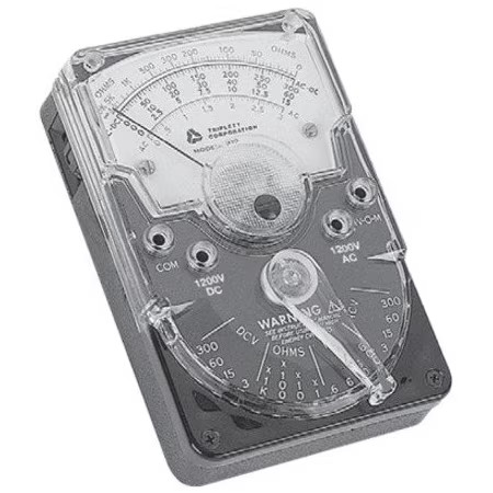 Triplett 3018 Analog Multimeter,  1, 200 V,  20 Megaohm