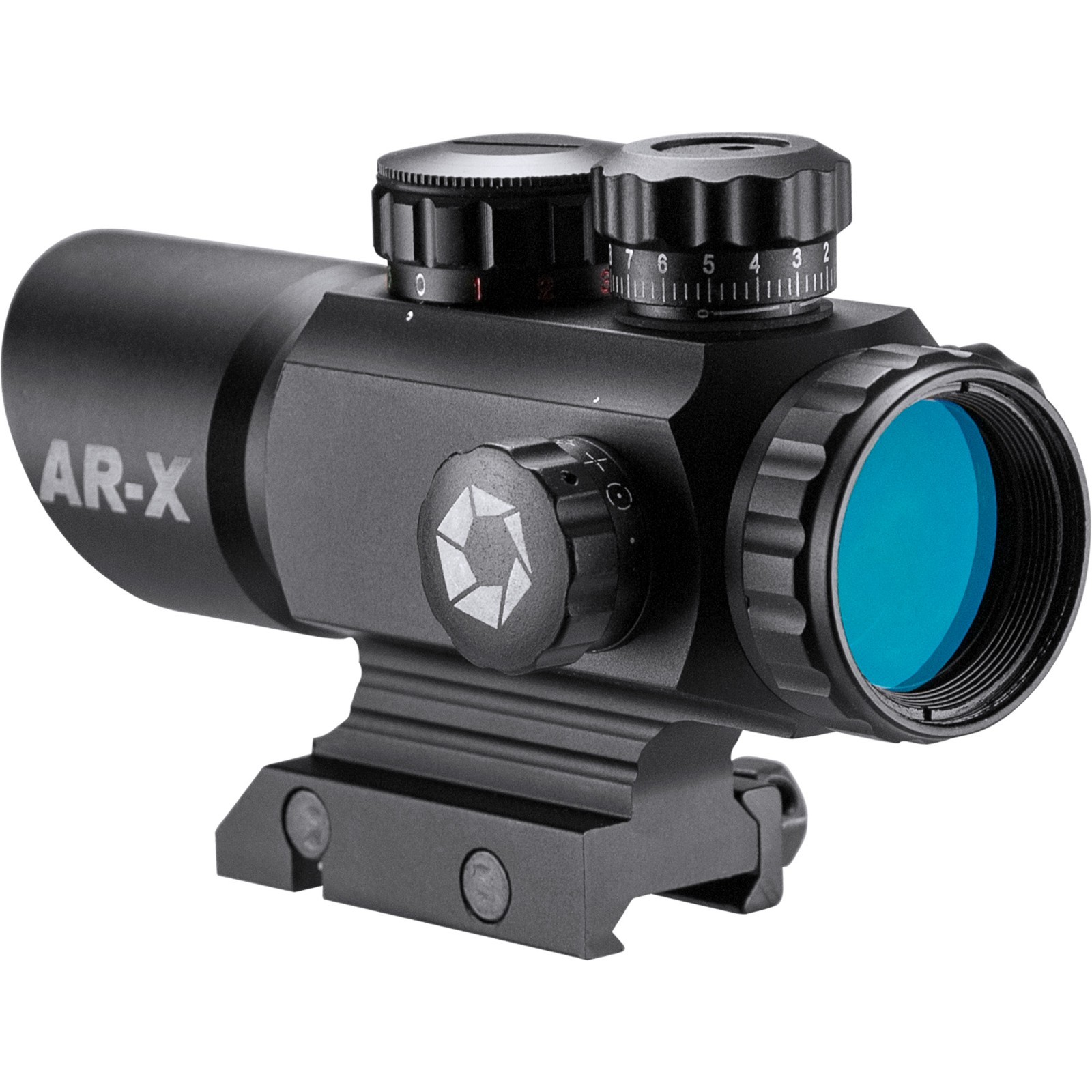 Barska 1x35mm Tactical Red Green Muti Reticle Dot Scope Weaver Mount AC12176