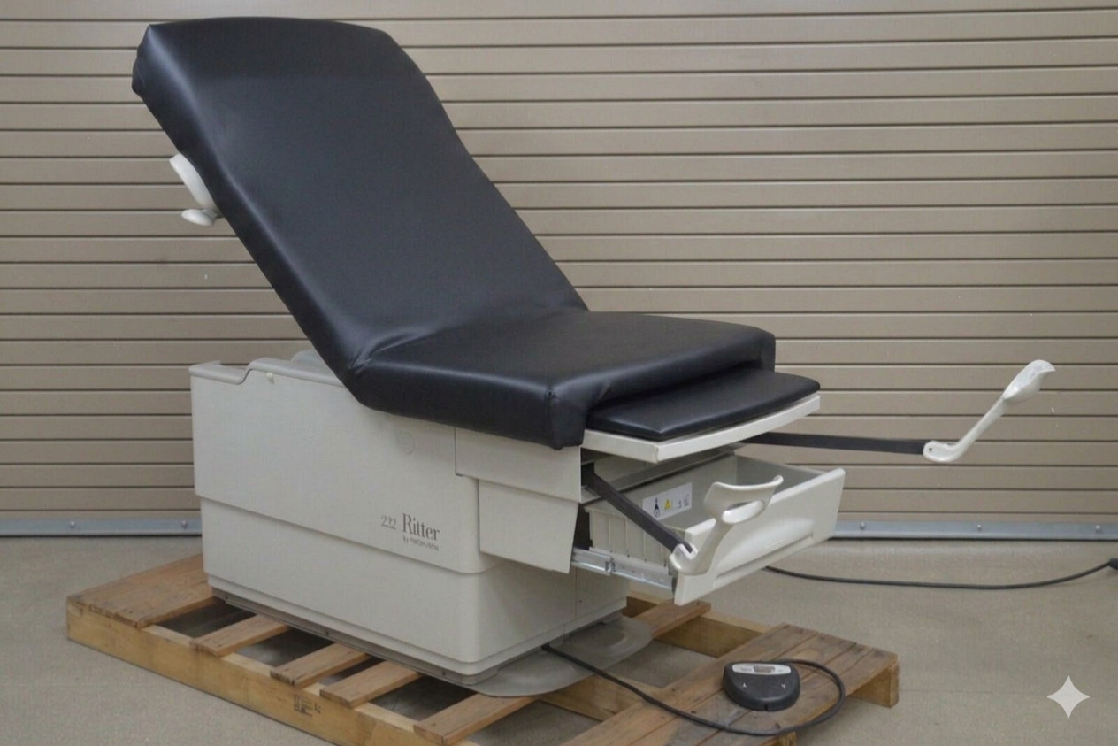 Staple-On Vinyl Cover ONLY For Ritter Exam Table 222 223 104 or 100 (NOTE MODEL)