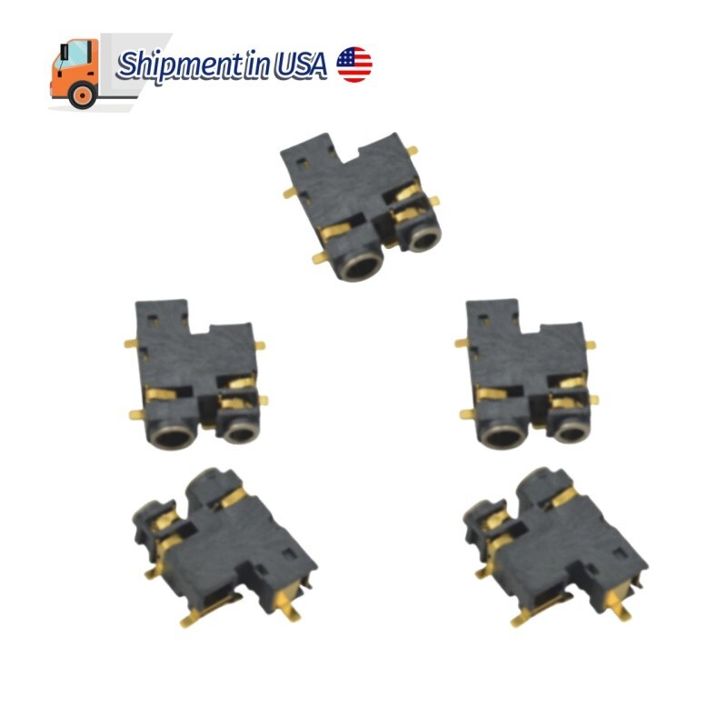 New  5X Earphone Jack Socket For Motorola GP3688 CP180 CP140 CP040 CP200 EP450