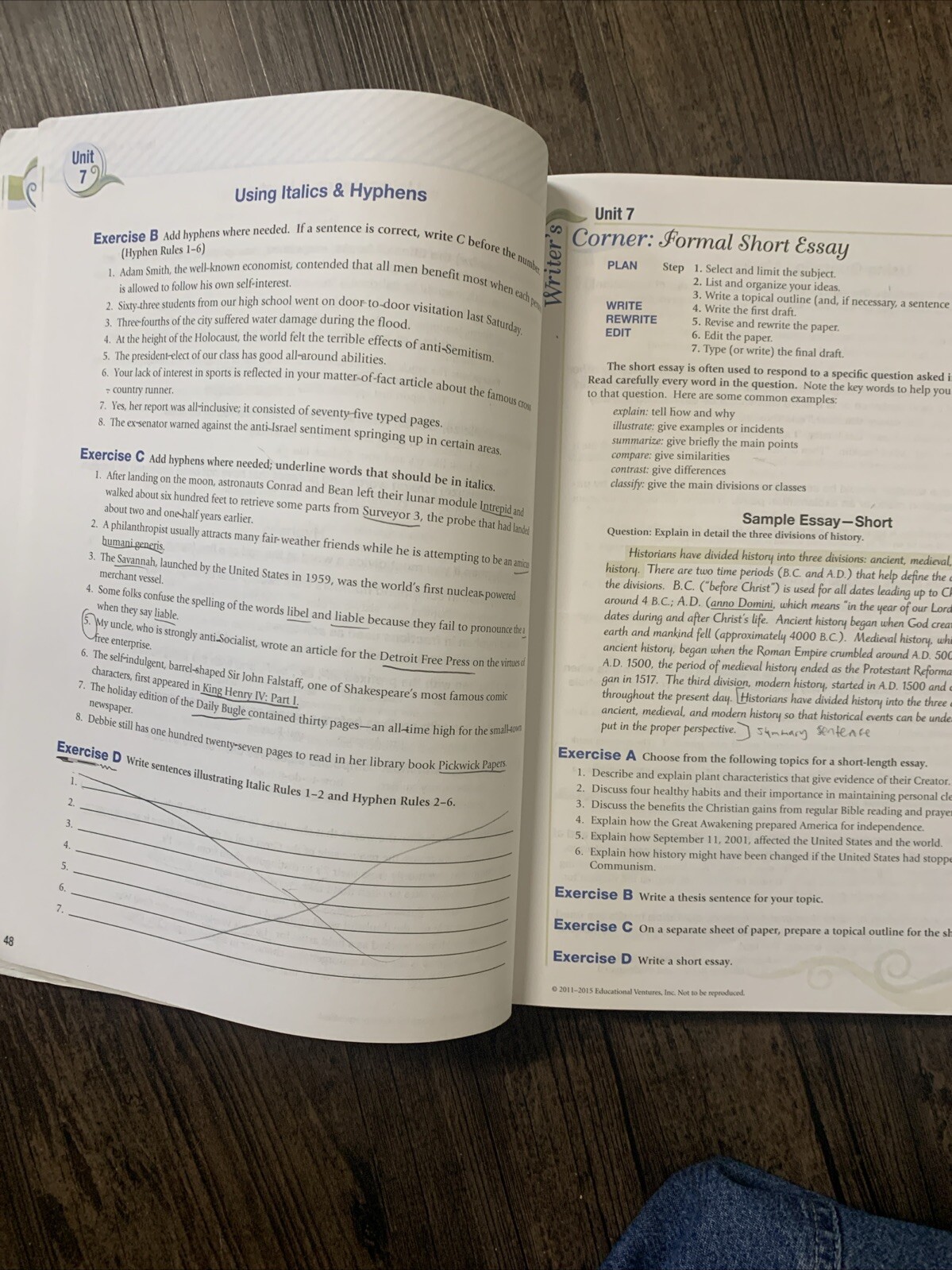 A Beka Grade 10 - Grammar & Composition IV Student Work-Text Fourth Edition