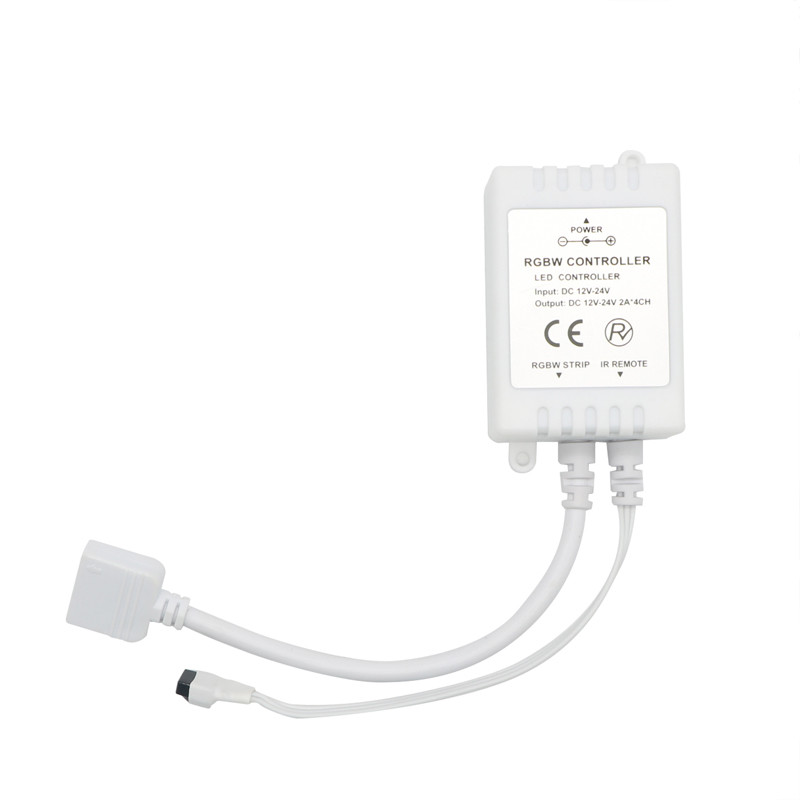 RGBW Controller 40 Keys IR Remote, DC12-24V Input For SMD 5050 LED Strip Light