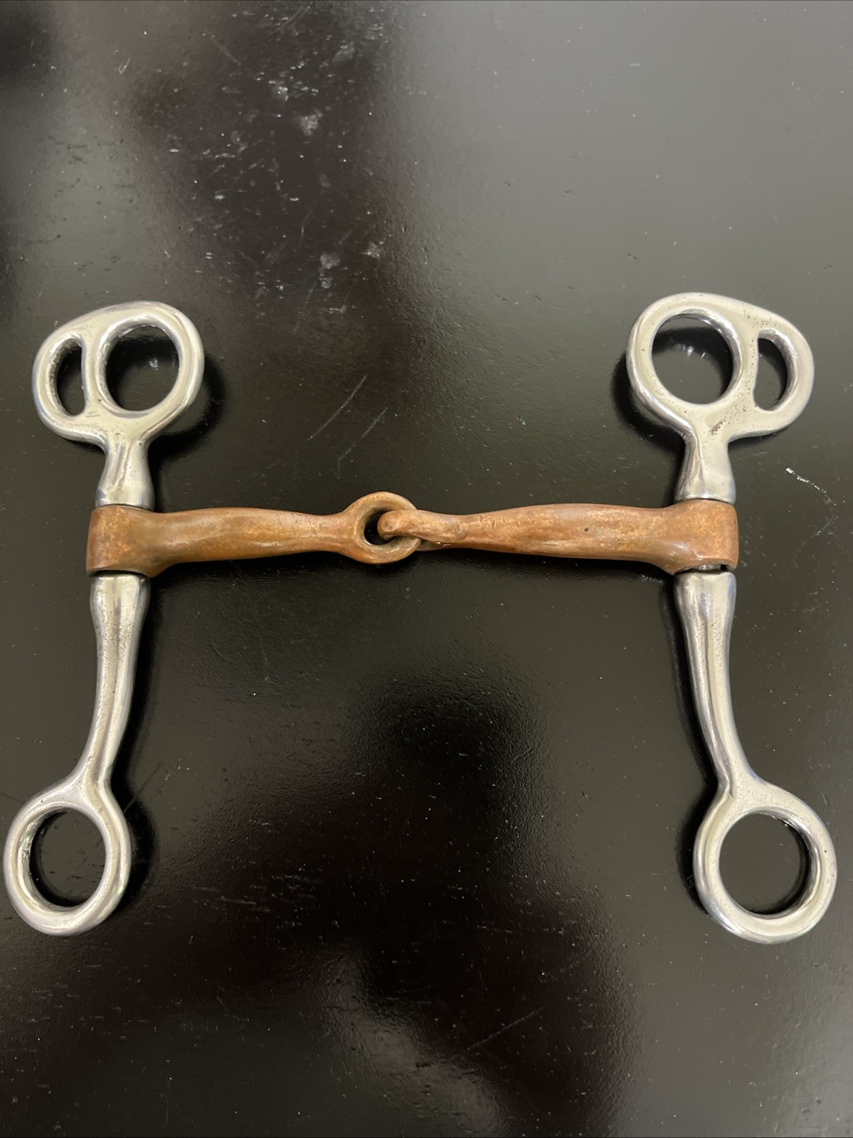 Quality Tom Thumb Short Shank Curb Bit with 5" Single Jointed Copper Mouth