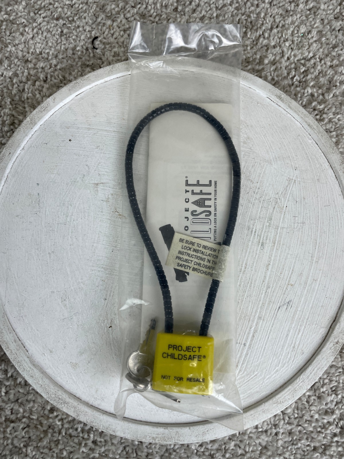 Project Child Safe ML0603 Heavy Duty Cable Gun Safety Lock w/ Two Keys