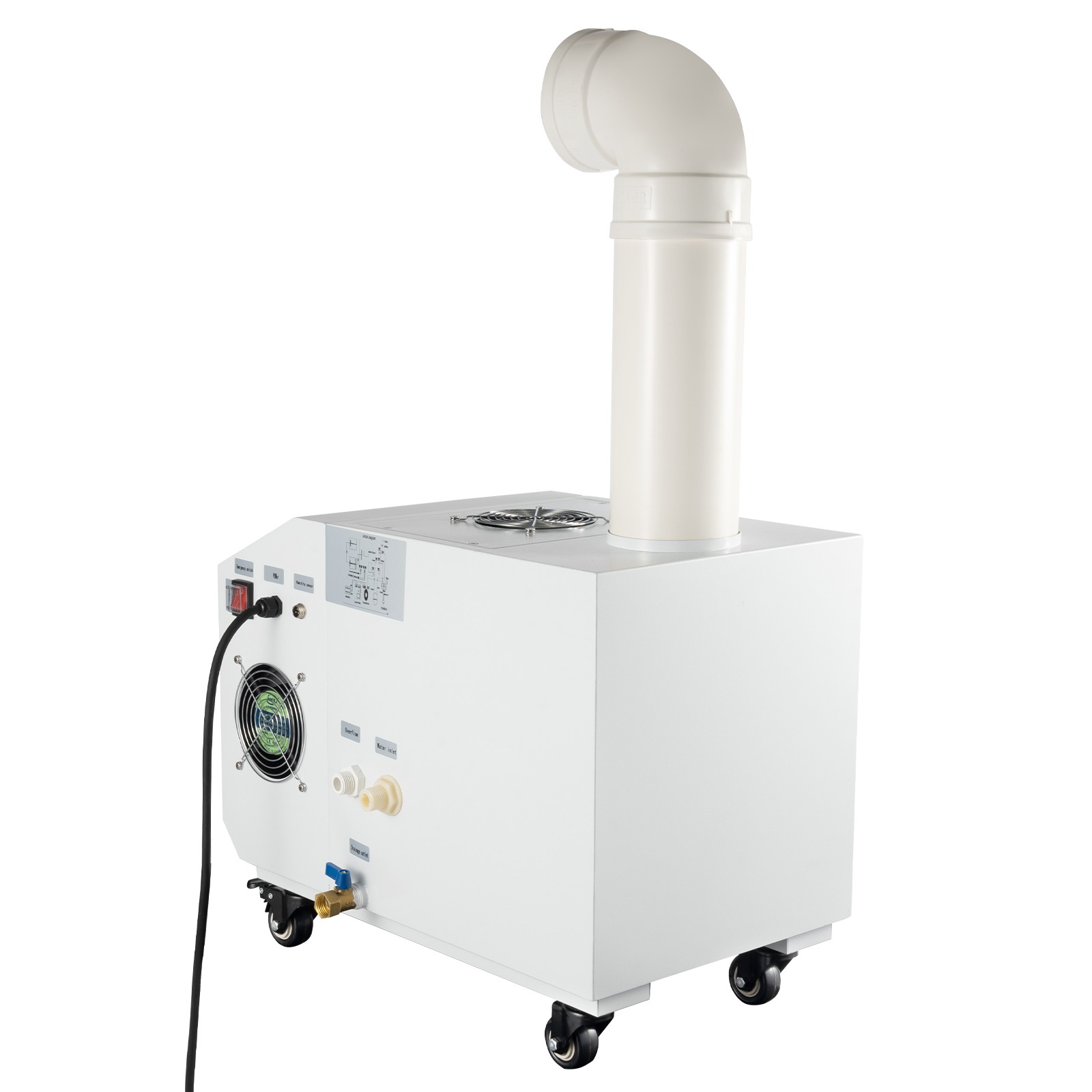 110V Ultrasonic Humidifier Commercial Industrial Continuous Cool Fog Maker 3kg/h