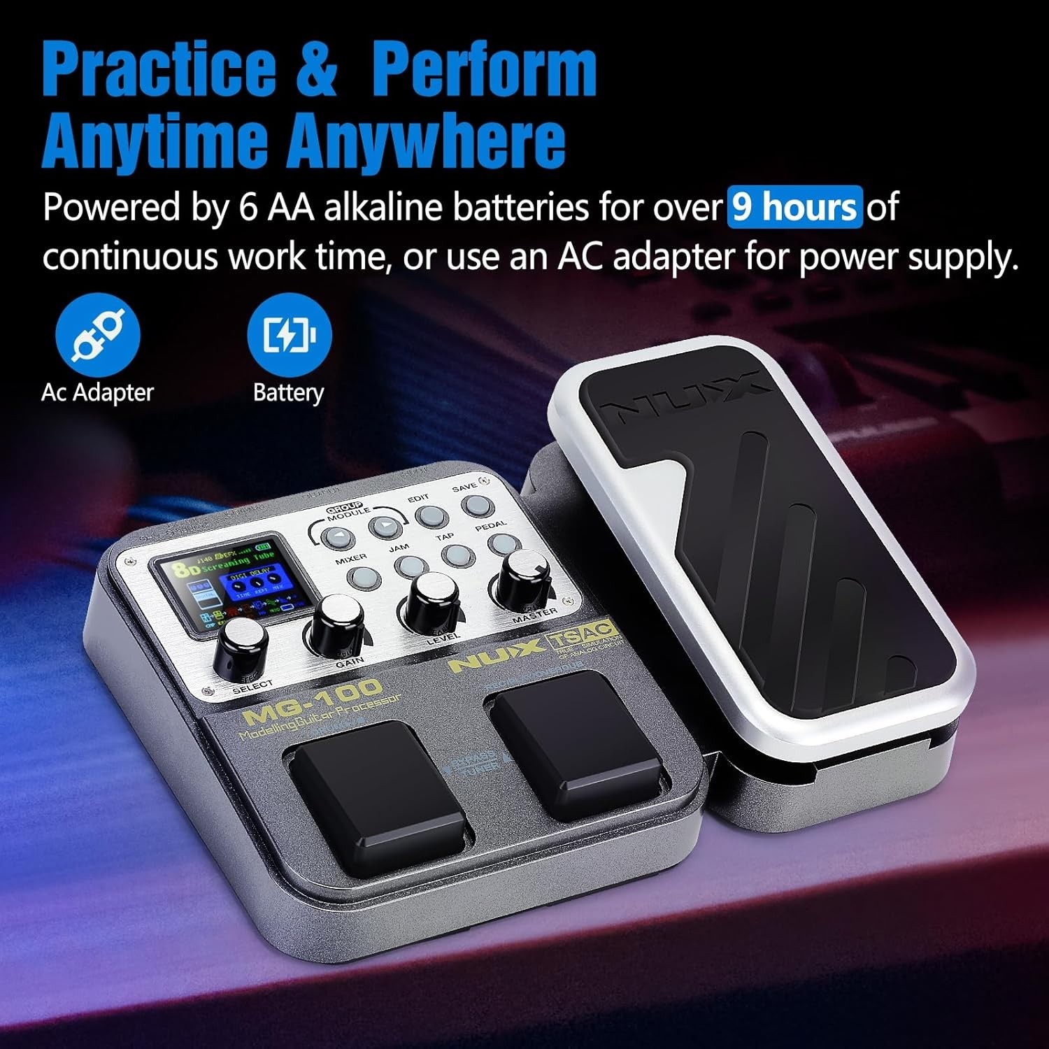 MG-100 Guitar Effects Processor for Live Performances