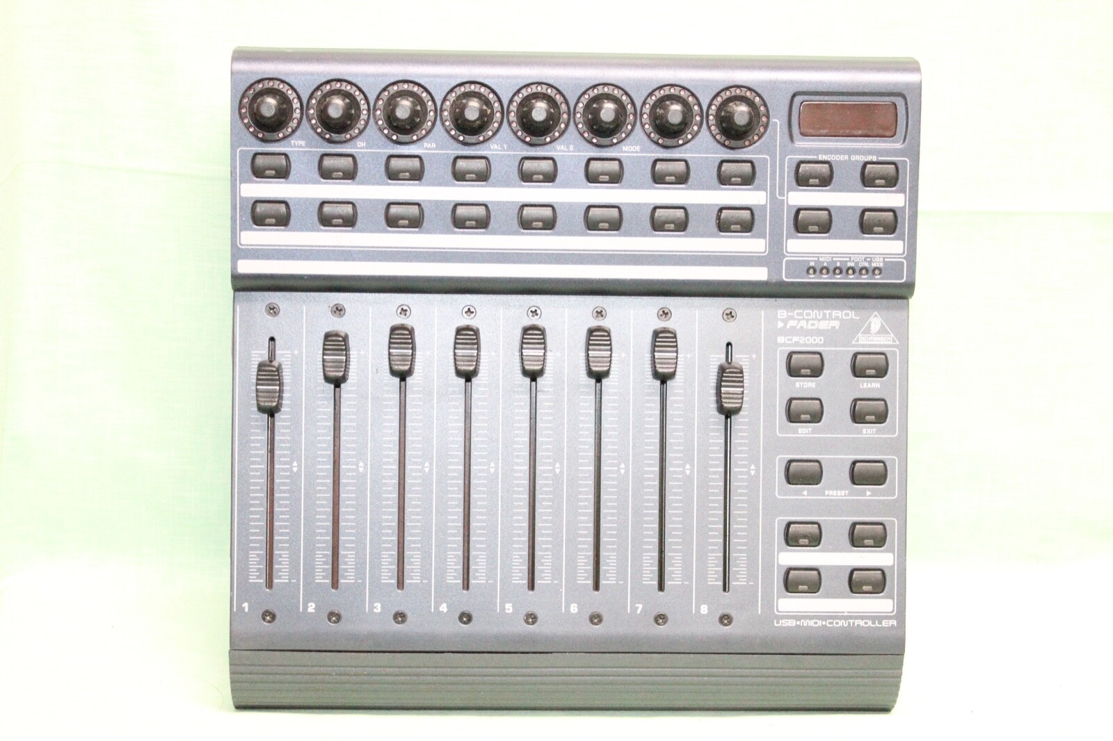 Behringer B-Control BCF2000 USB MIDI DAW Fader Controller NOT TESTED