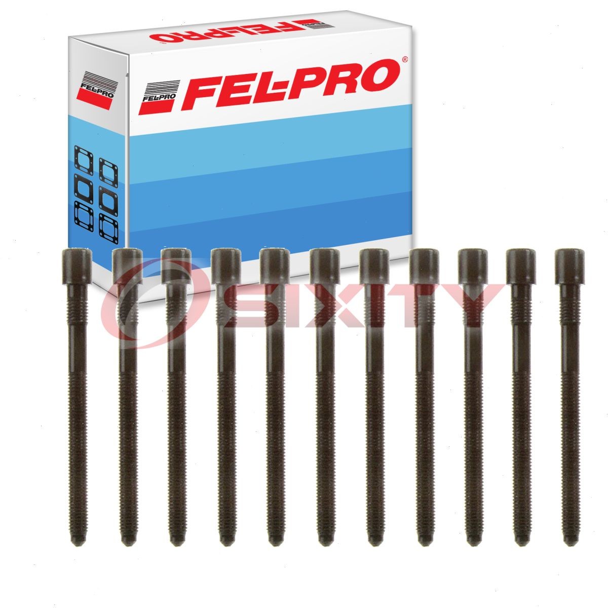 Fel-Pro Cylinder Head Bolt Set for 2001-2005 Audi A4 Quattro 1.8L L4 Engine bc