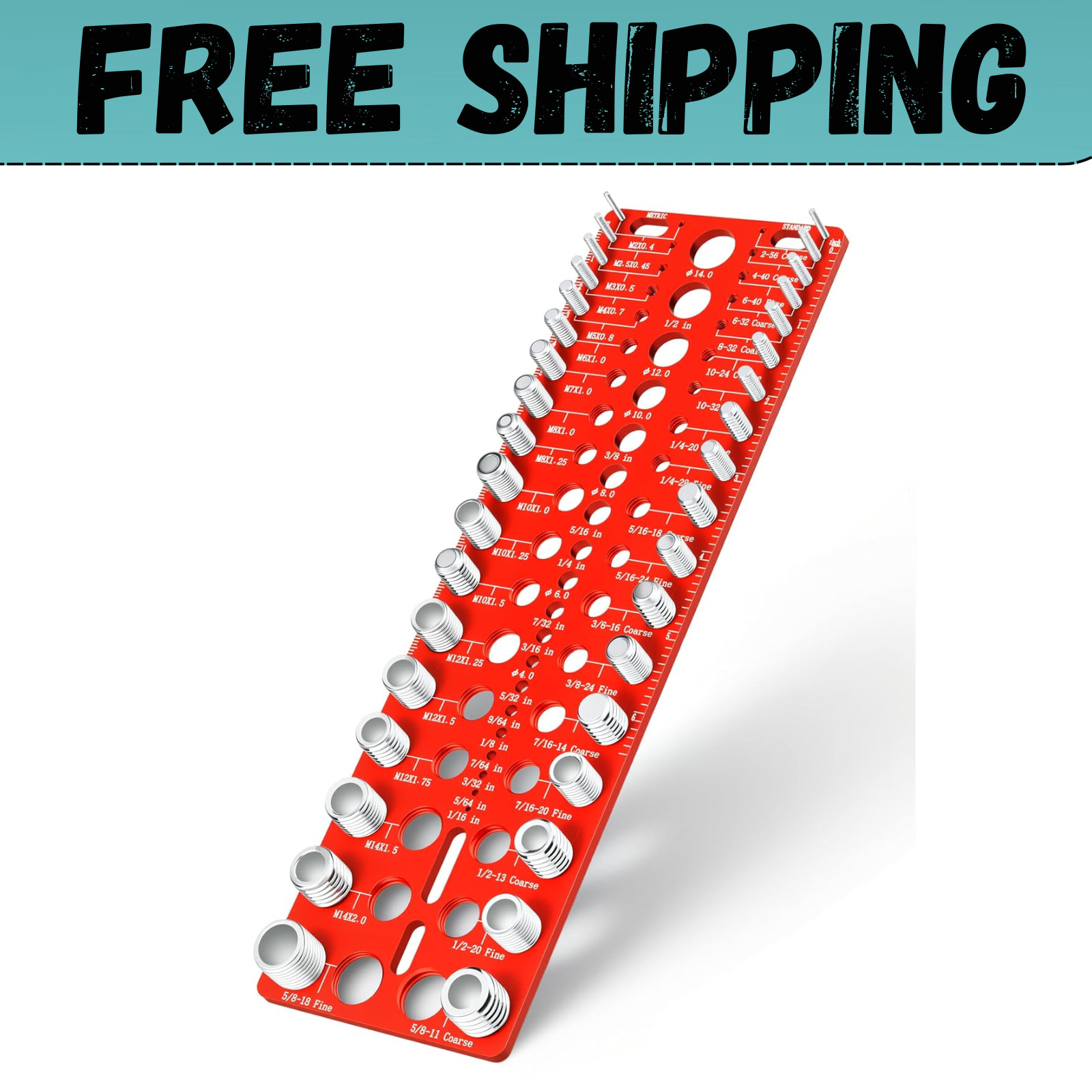 55 Nut and Bolt Thread Checker Thread Checker Standard and Metric