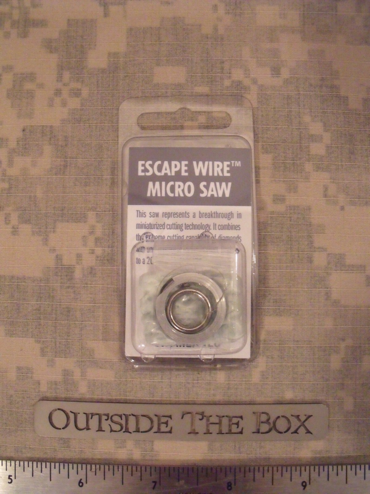 Emergency/Survival:  Escape Wire Micro Saw, MINI Escape/Evasion Tool, 7/8"
