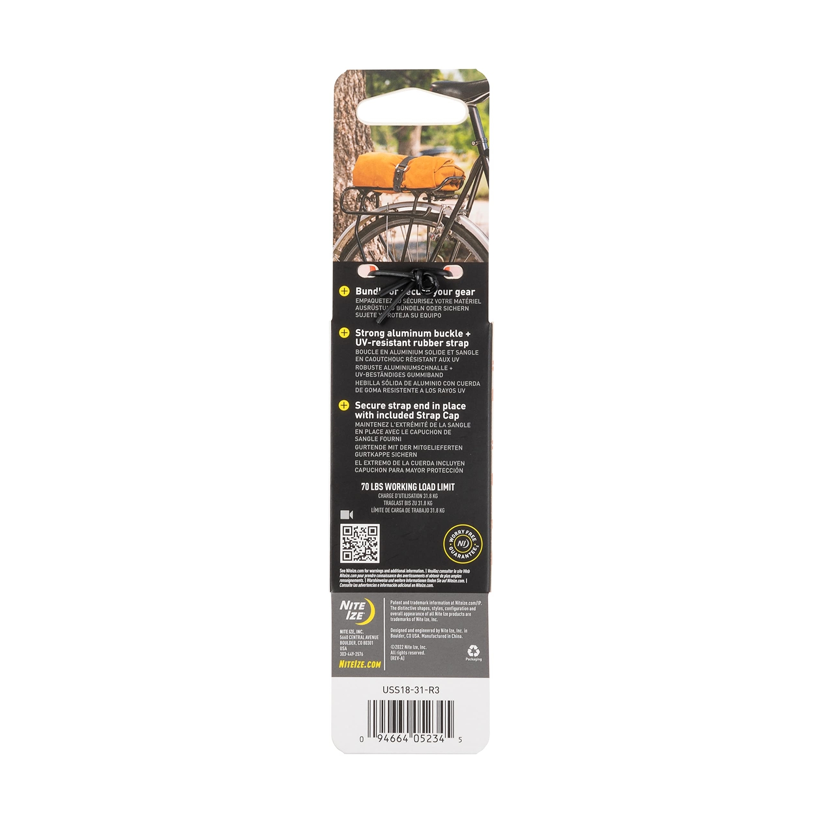 New Nite Ize GearPro Utility Strap 18in USS18-31-R3