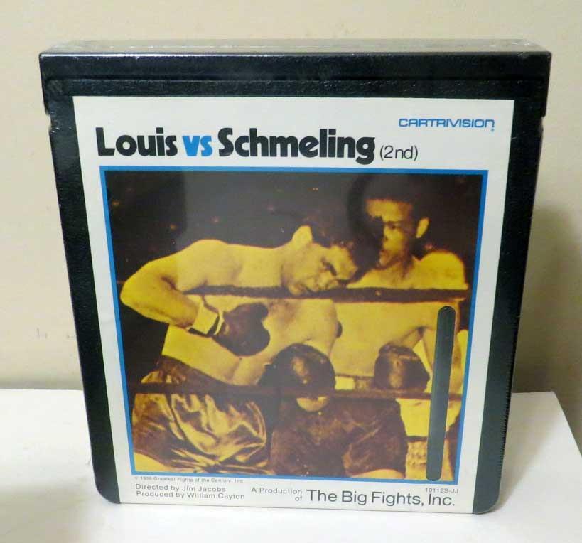 CARTRIVISION FACTORY SEALED 10-MINUTE TAPE "LOUIS VS SCHMELLING" FACTORY FRESH