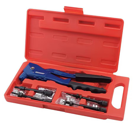 Nut Rivet Gun, Metric, M3, M4, M5, M6,  5Tuw4