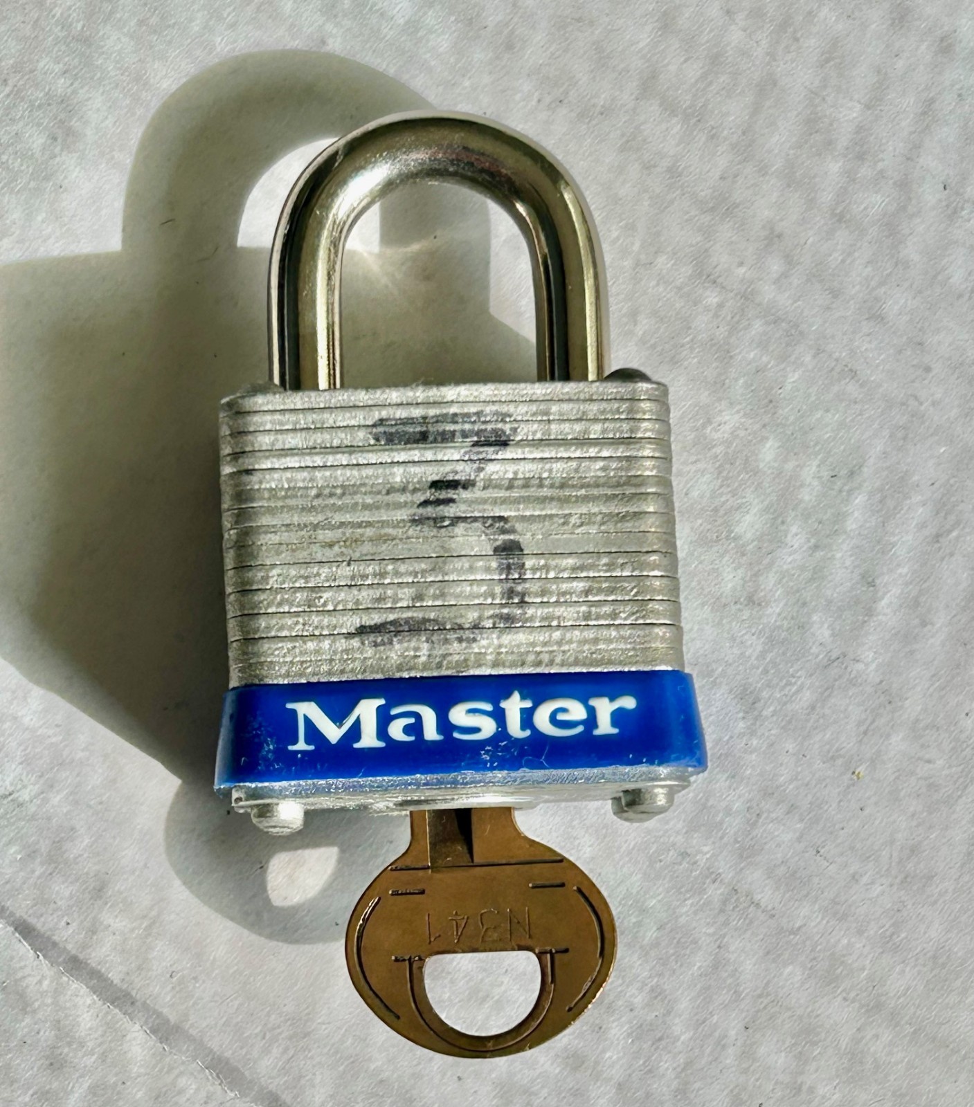 Master Lock Outdoor Padlock 1-1/8" Wide # 7