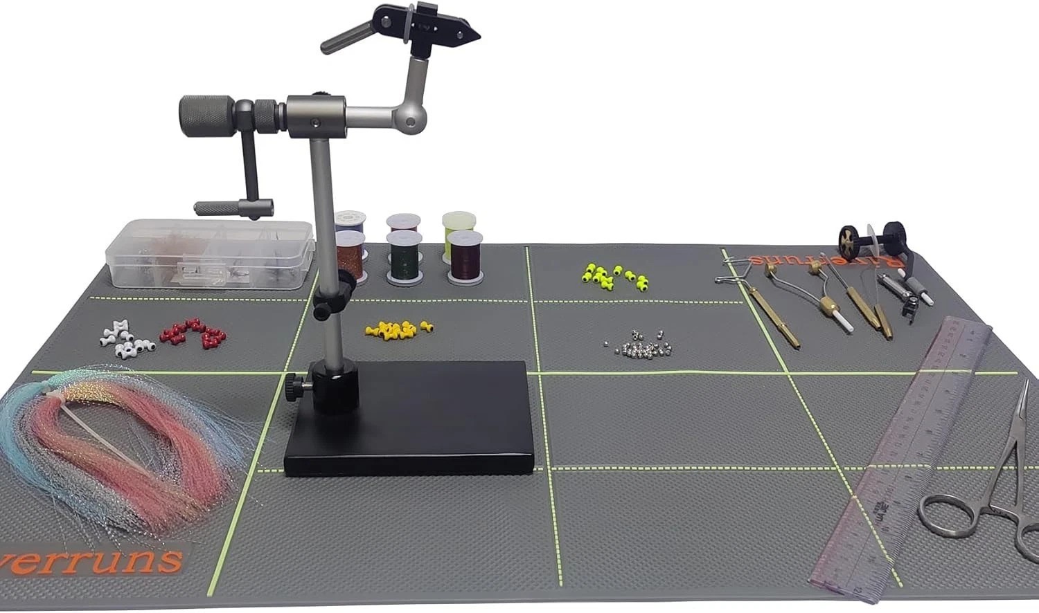 Versatile Fly Tying Silicone Mat - 24x16 Inches Large & 2 Medium Sizes Available