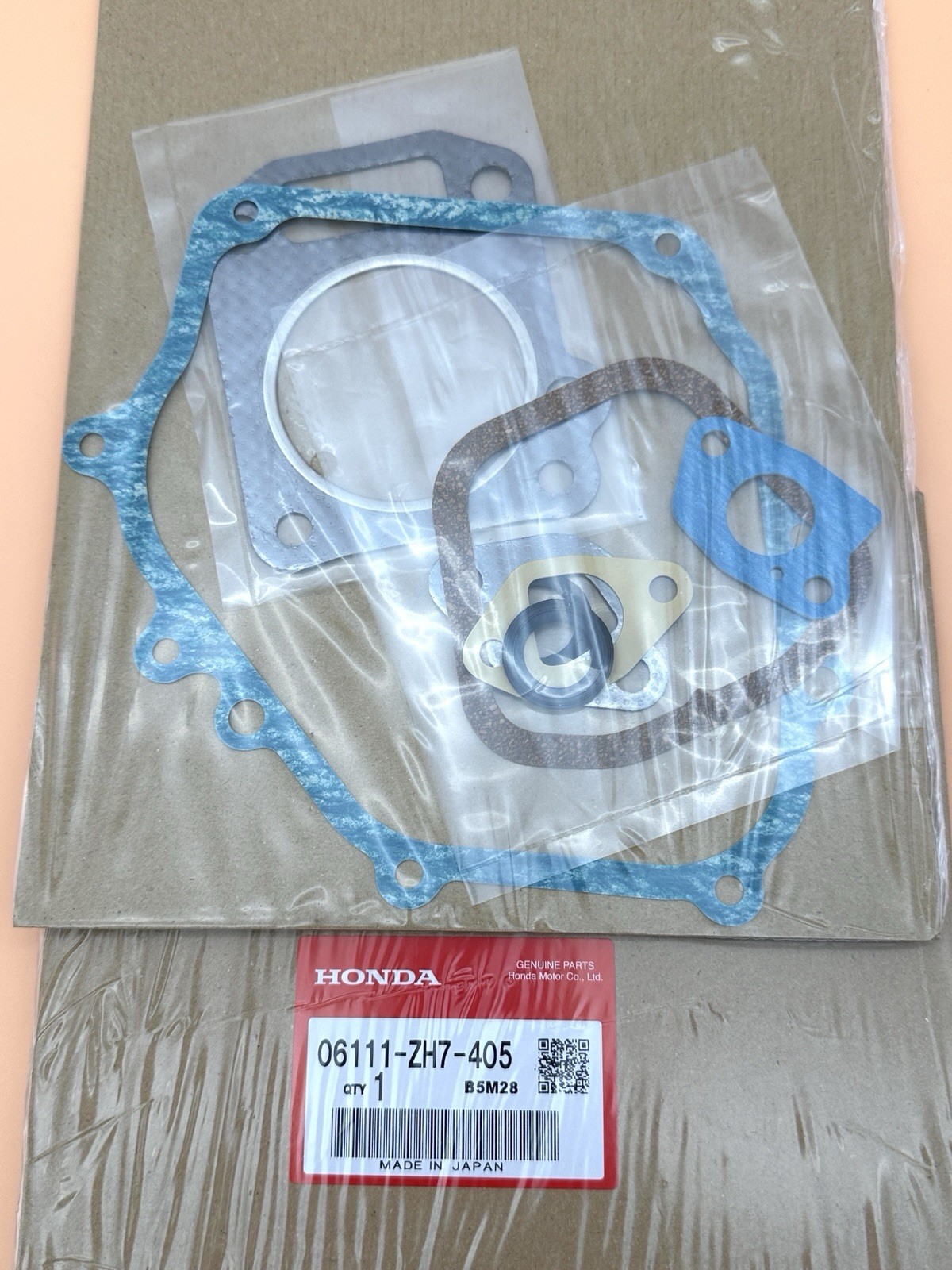 HONDA Gasket Engine Rebuild Kit GX120 WB20 WDP20 06111-ZH7-405 Genuine OEM