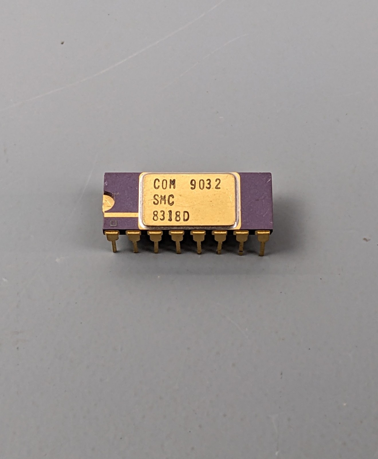 SMC COM9032 Local Area Network Tranceiver IC, Vintage Ceramic Gold ~ US STOCK!