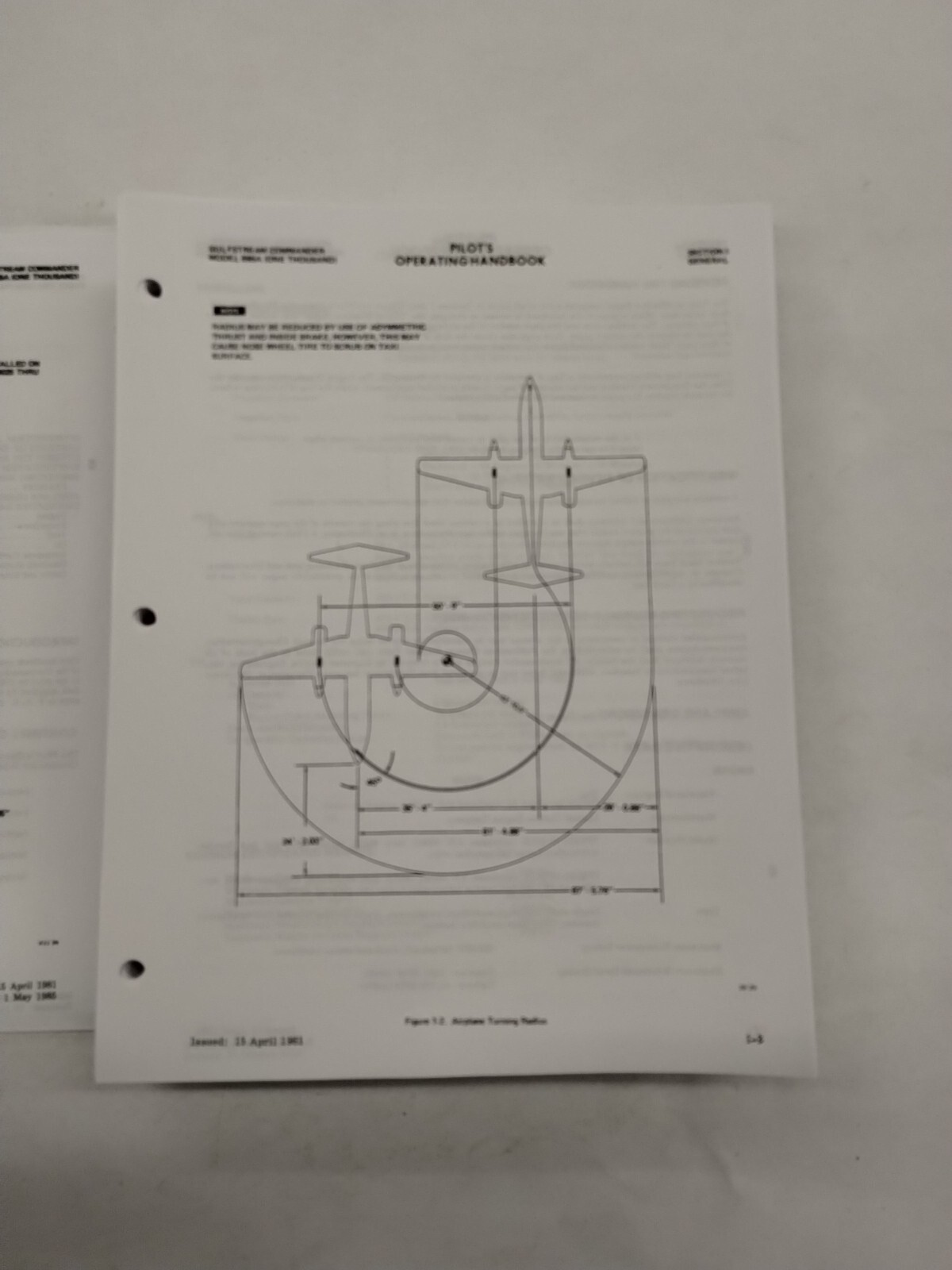 Aero Commander Jetprop Model 695A (1000) Pilots Operating Handbook & Supplements